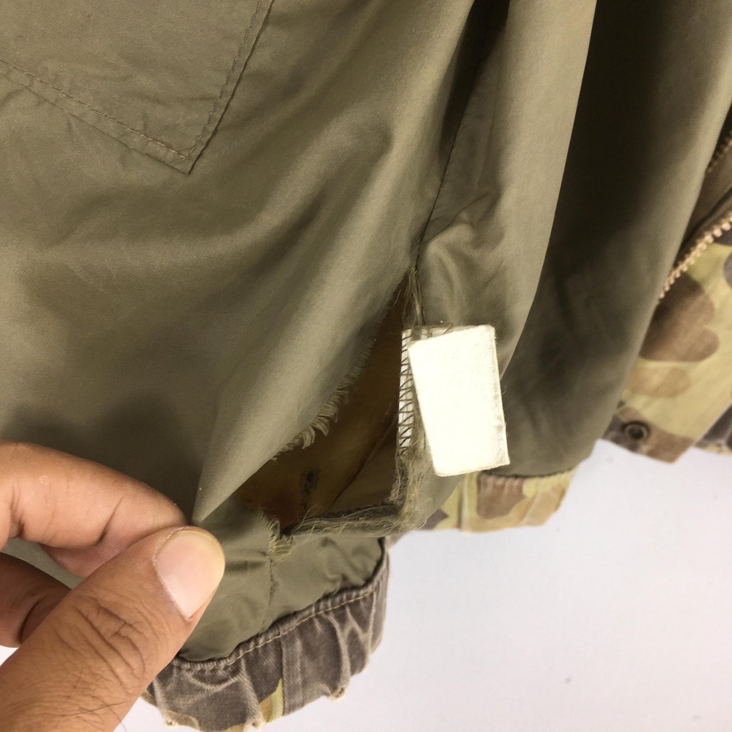 1990s Columbia Duck Camo Hunting Jacket Large