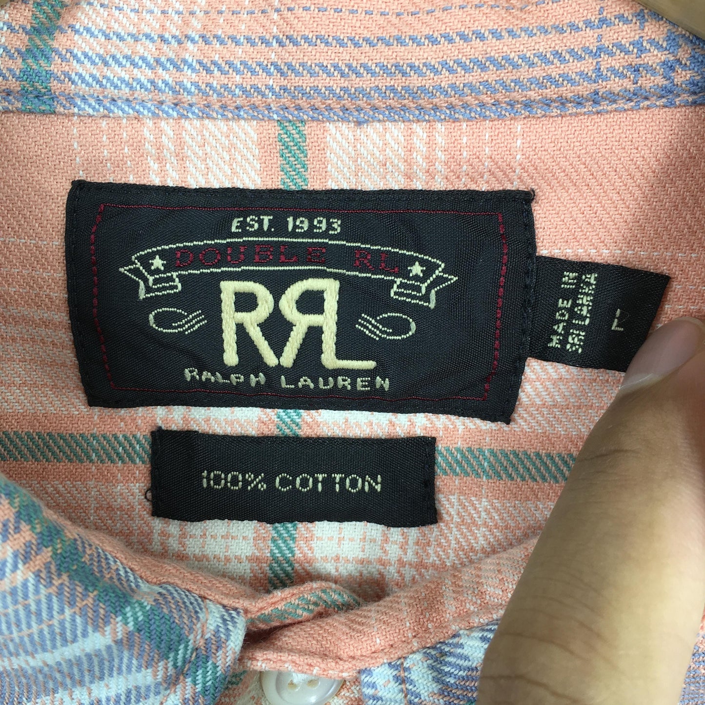 Polo Ralph Lauren Checkered Flannel Shirt Large