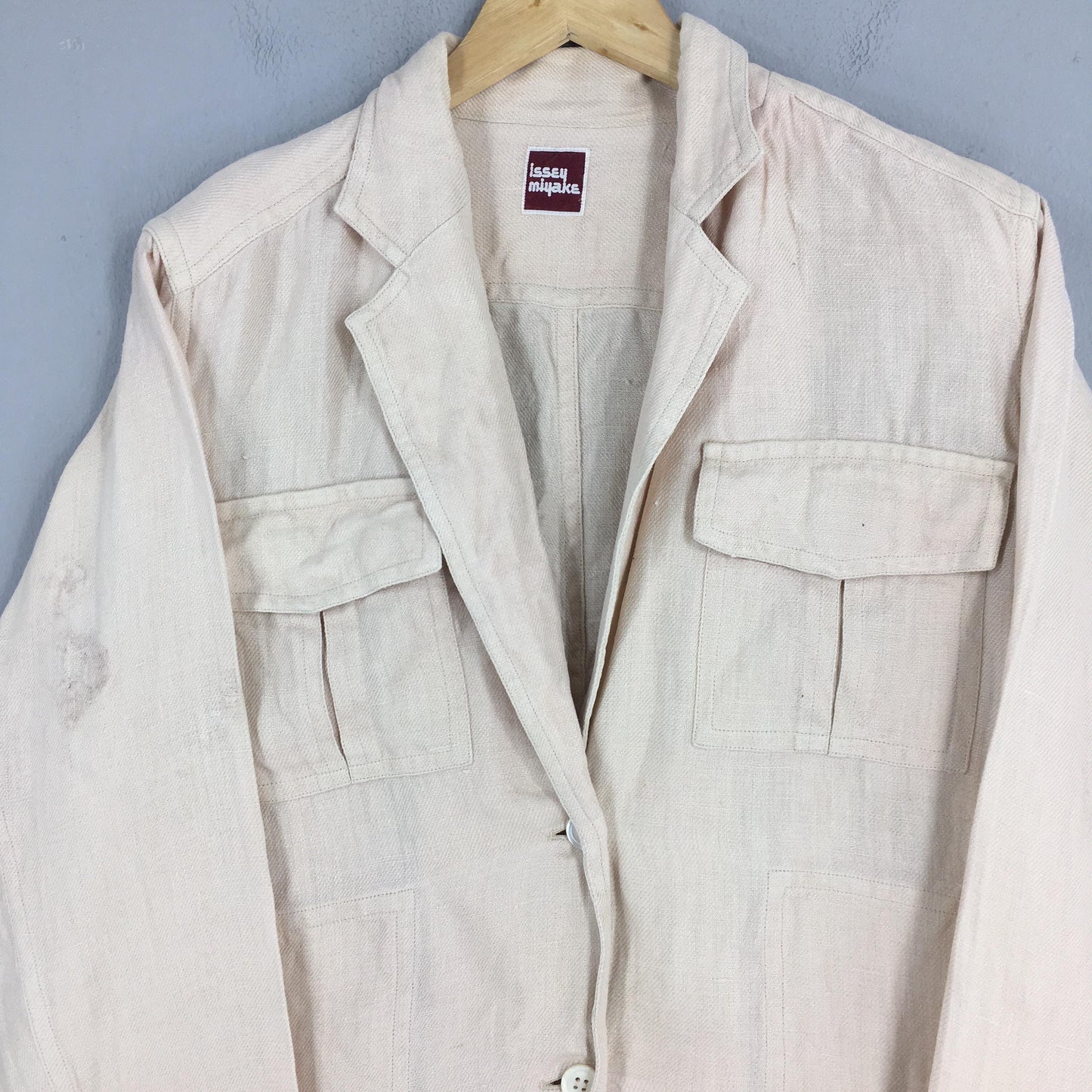 1980s Issey Miyake Linen Jacket Medium