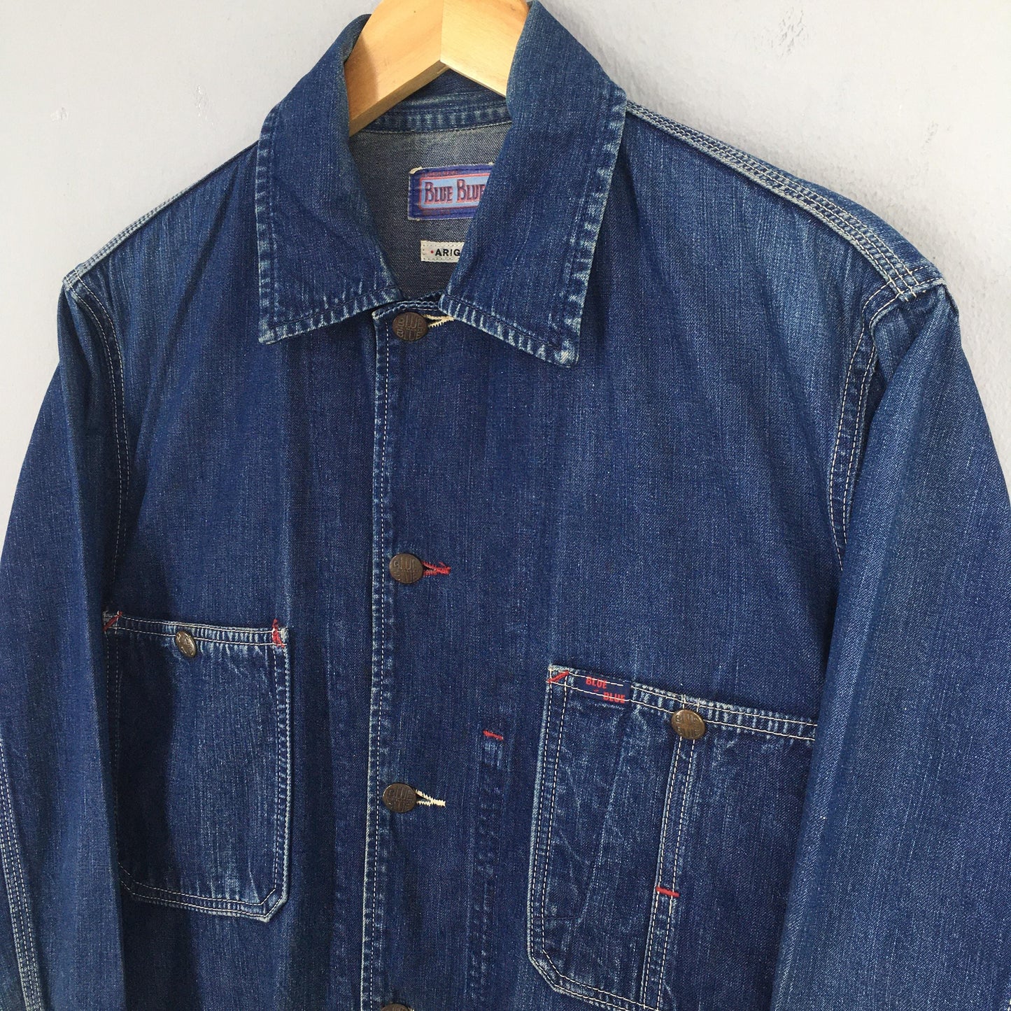 Blue Blue Japan Chore Denim Workers Jacket Medium