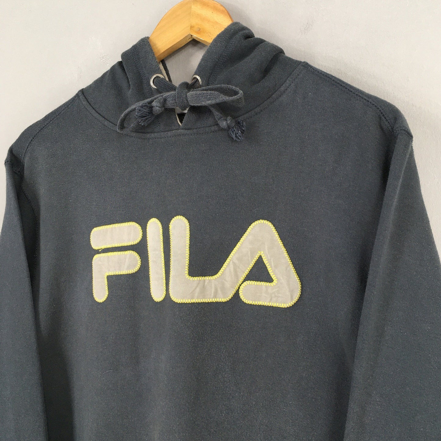 Fila Biella Italia Gray Hoodie Large