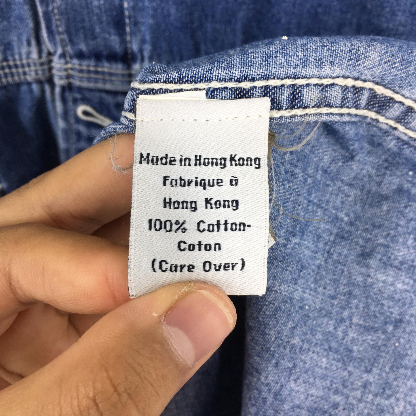 Calvin Klein Jeans Blue Denim Shirt Small