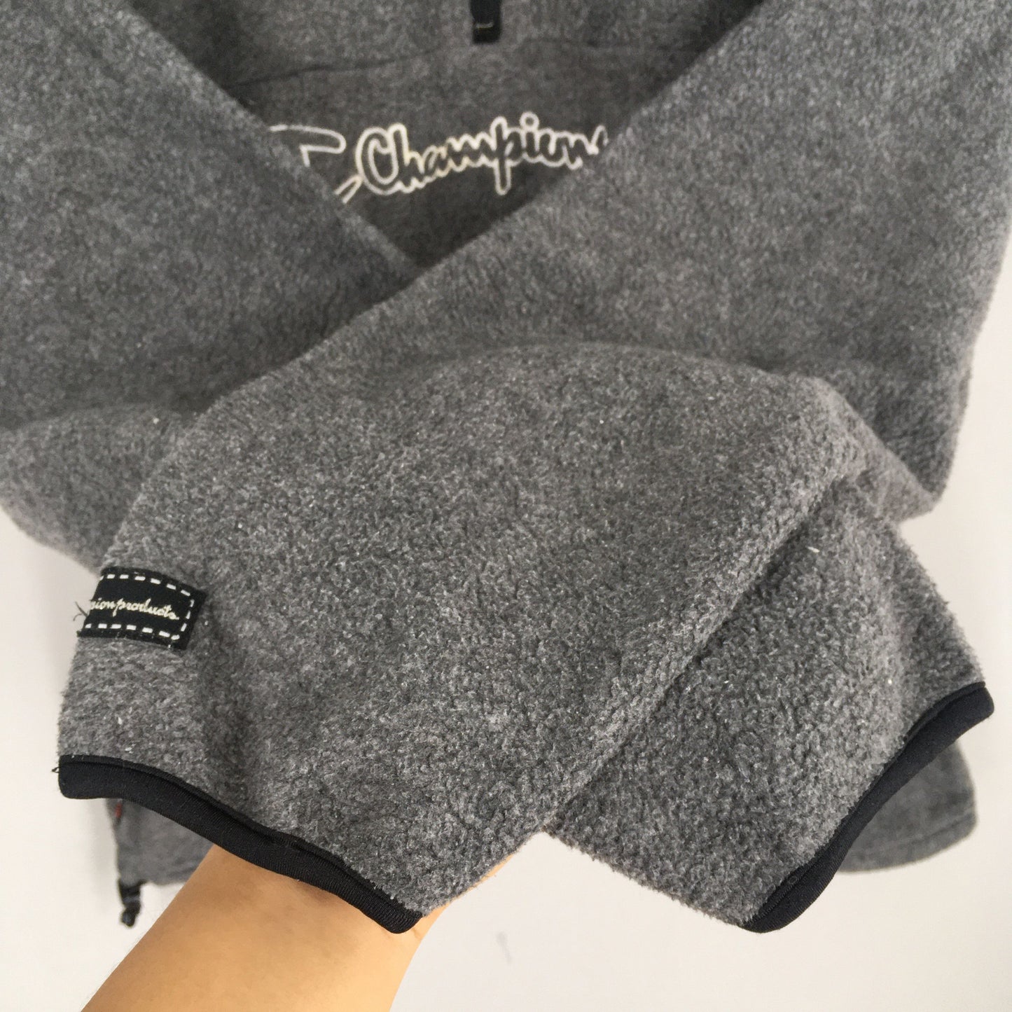 Champion Fleece Zipper Sweatshirt Medium