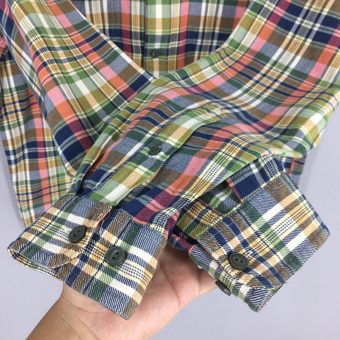 LL Bean Flannel Checkered Shirt Medium