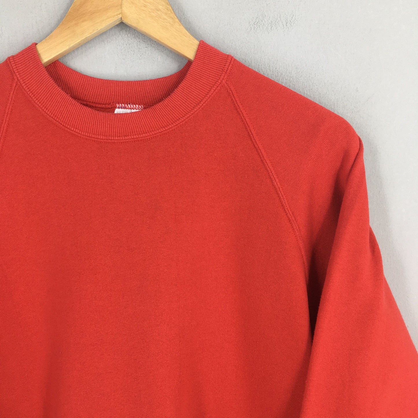 Jerzees Usa Plain Red Sweatshirt Large