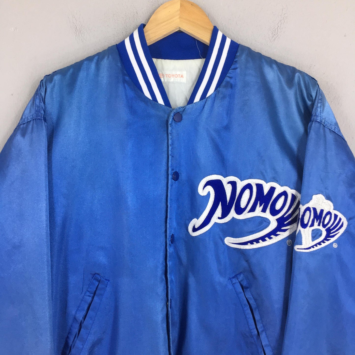 LA Dodgers MLB Stadium Varsity Satin Jacket XLarge