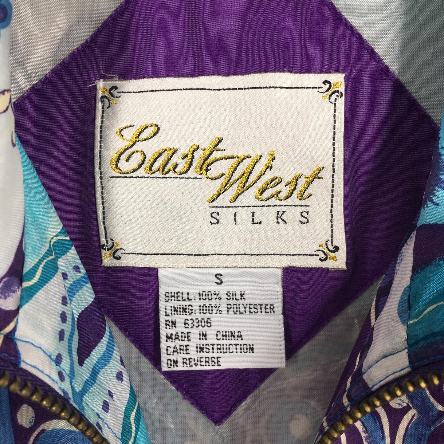 90's Royalty Baroque Silk Jacket Small