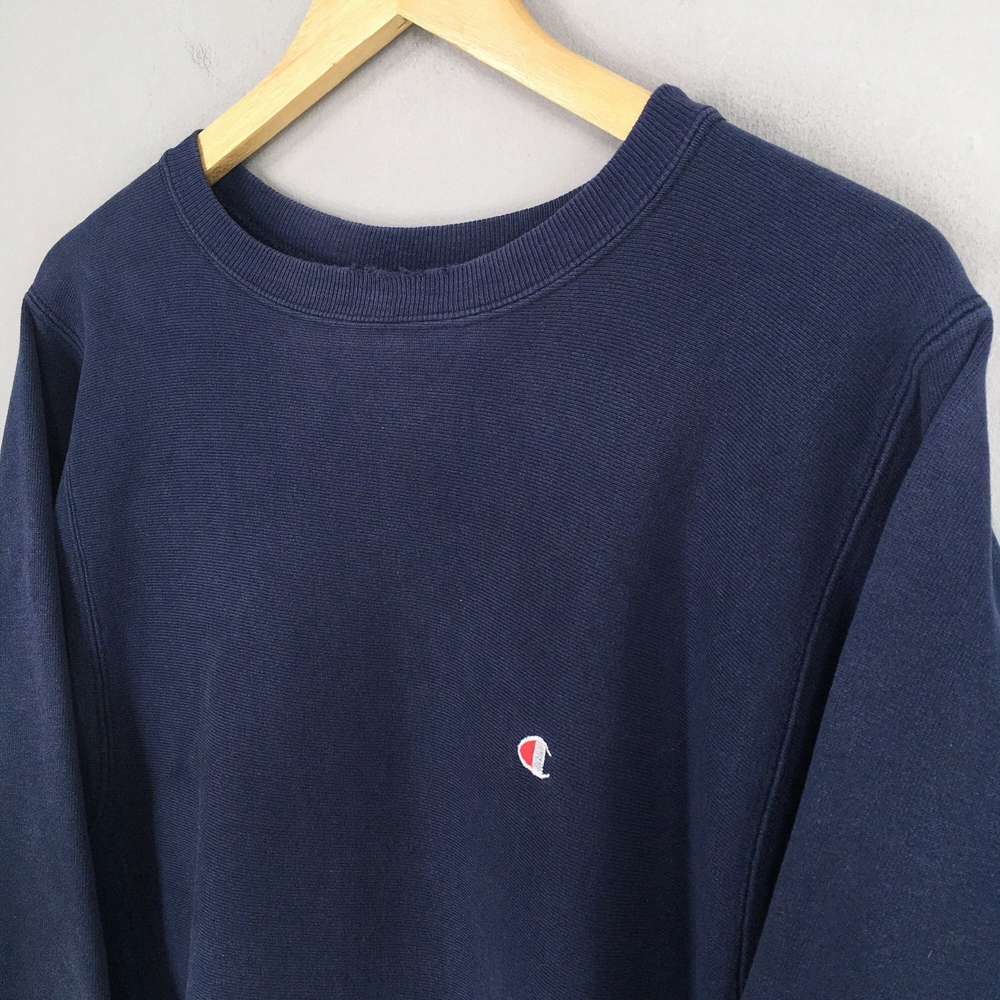 Champion Reverse Weave Blue Sweatshirt Medium