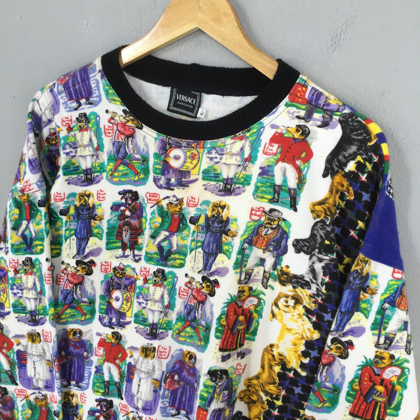 Versace Jeans Couture Multicolor Tshirt Large