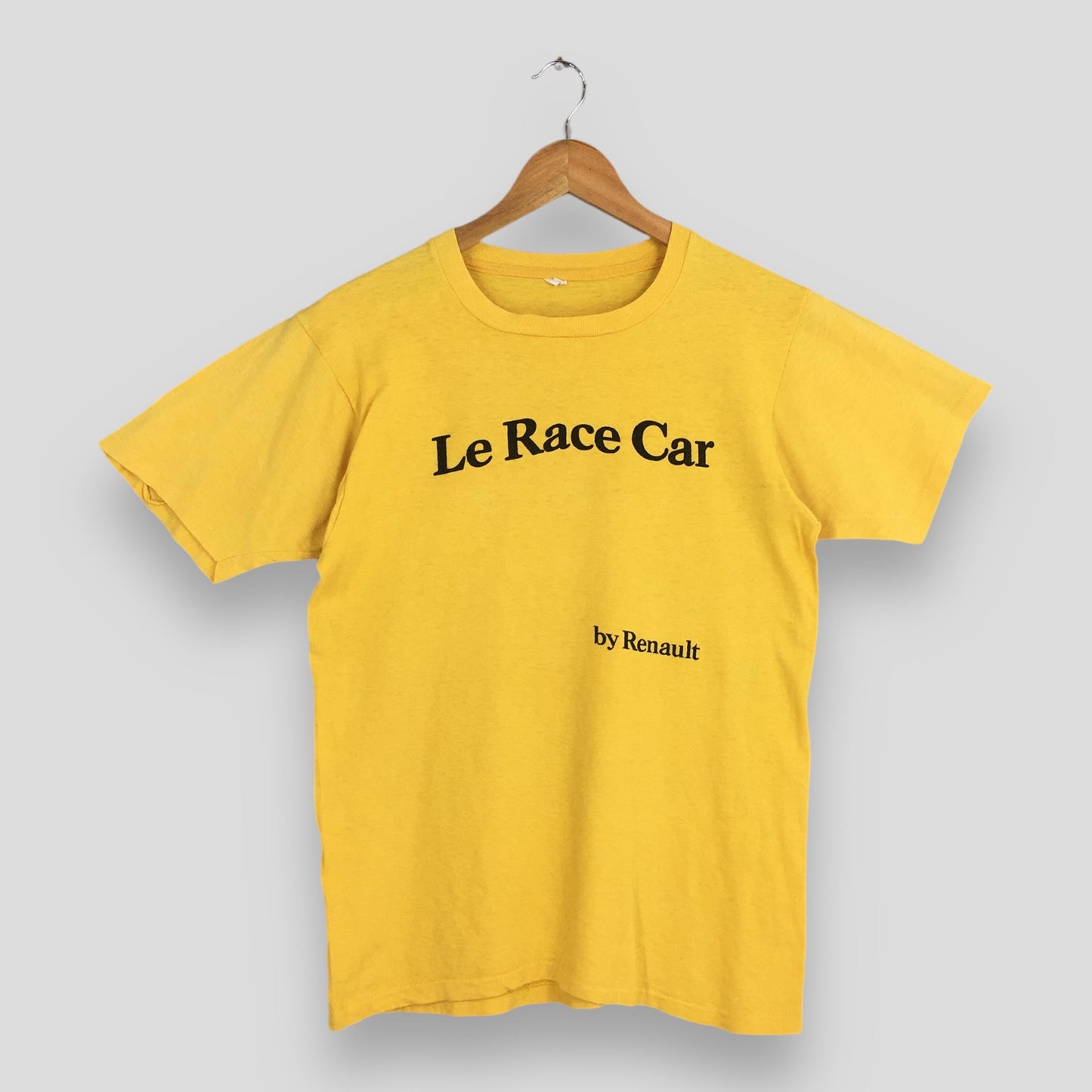 Le Race Car by Renault Yellow T shirt Medium