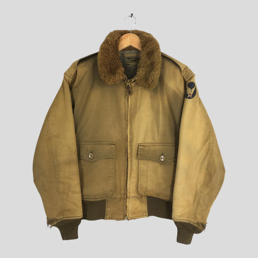 Usafa Type B-10 Buzz Rickson Sun Faded Brown Bomber Jacket