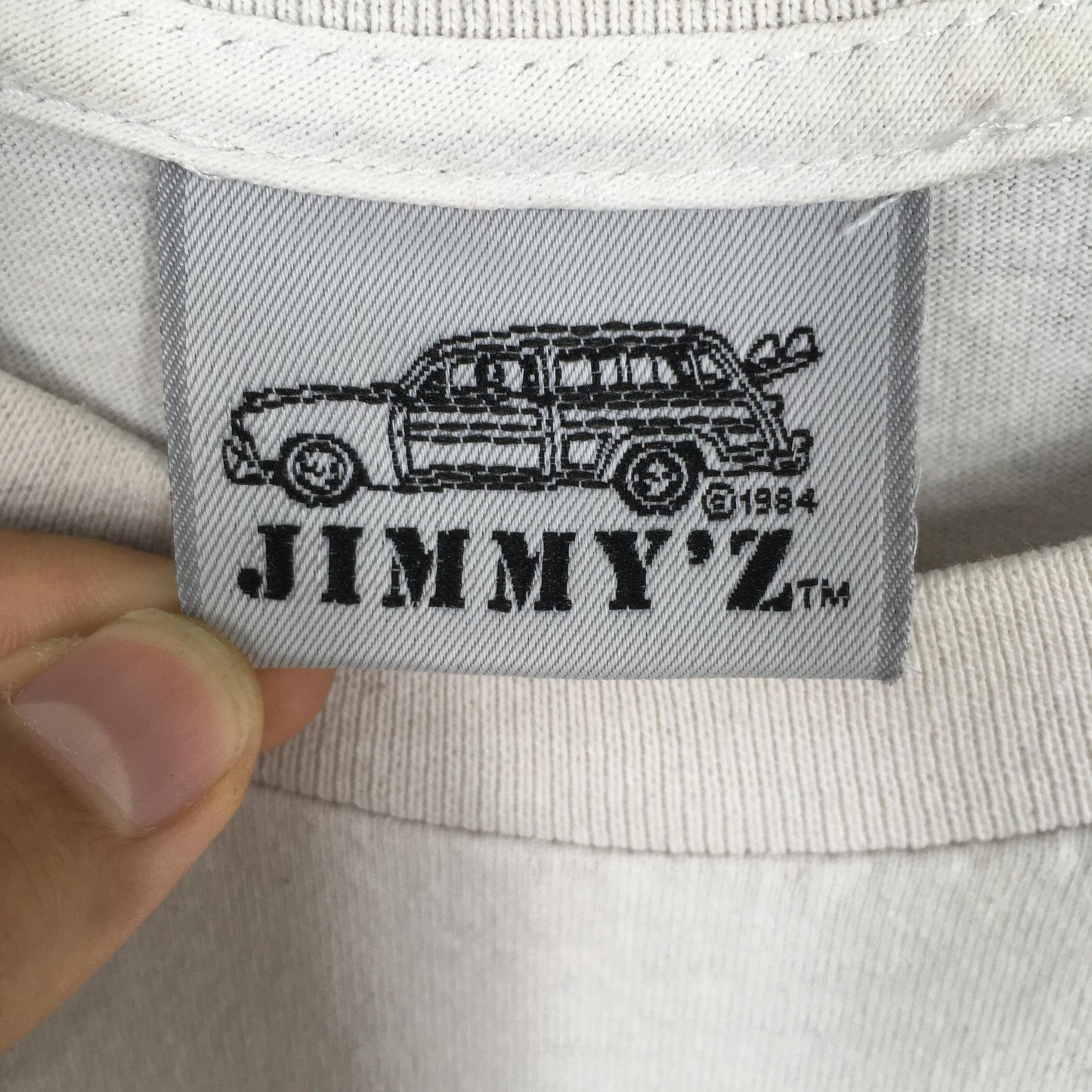 Jimmy'z Woody & Bomb White Tshirt Large