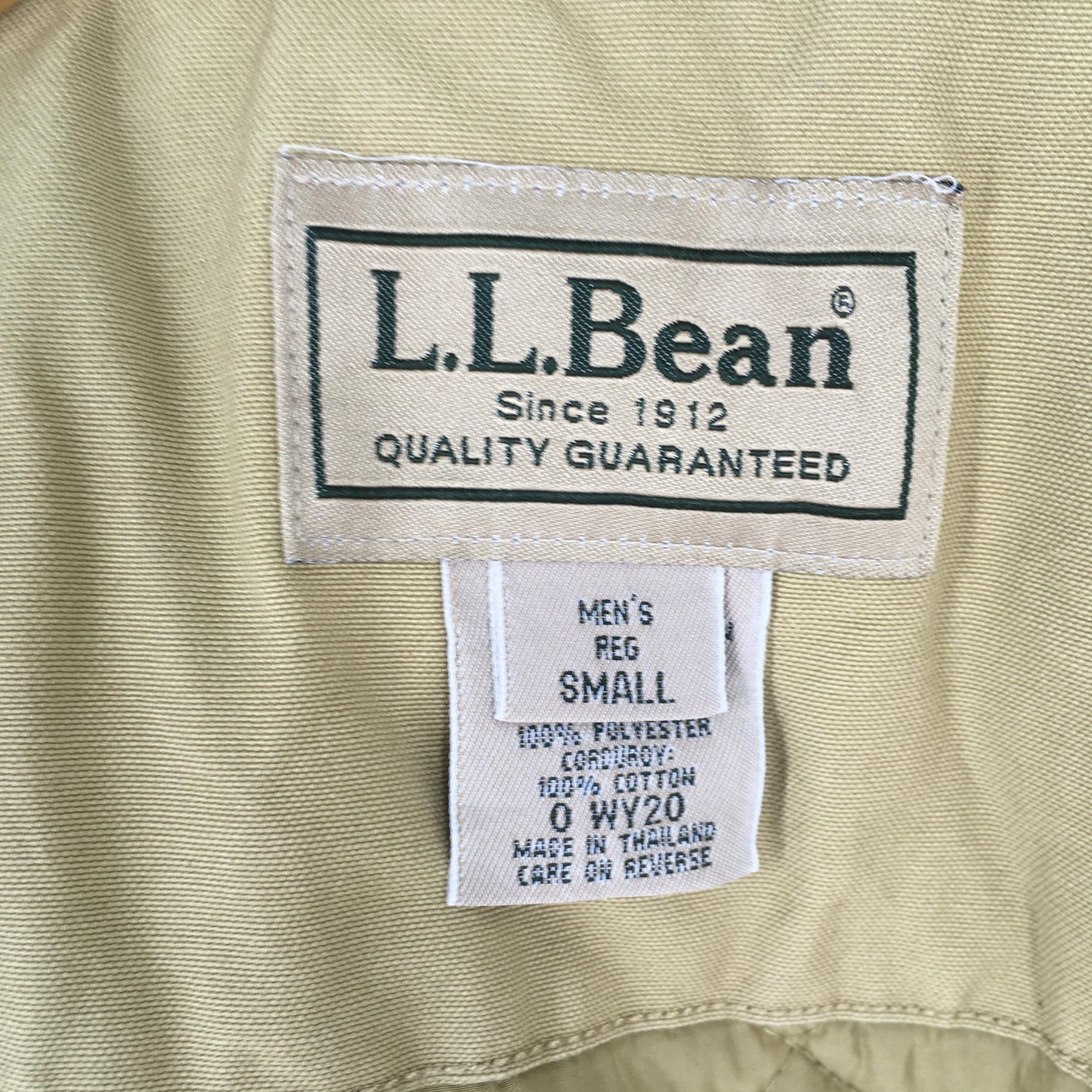 LL Bean Worker Brown Duck Chore Jacket Small