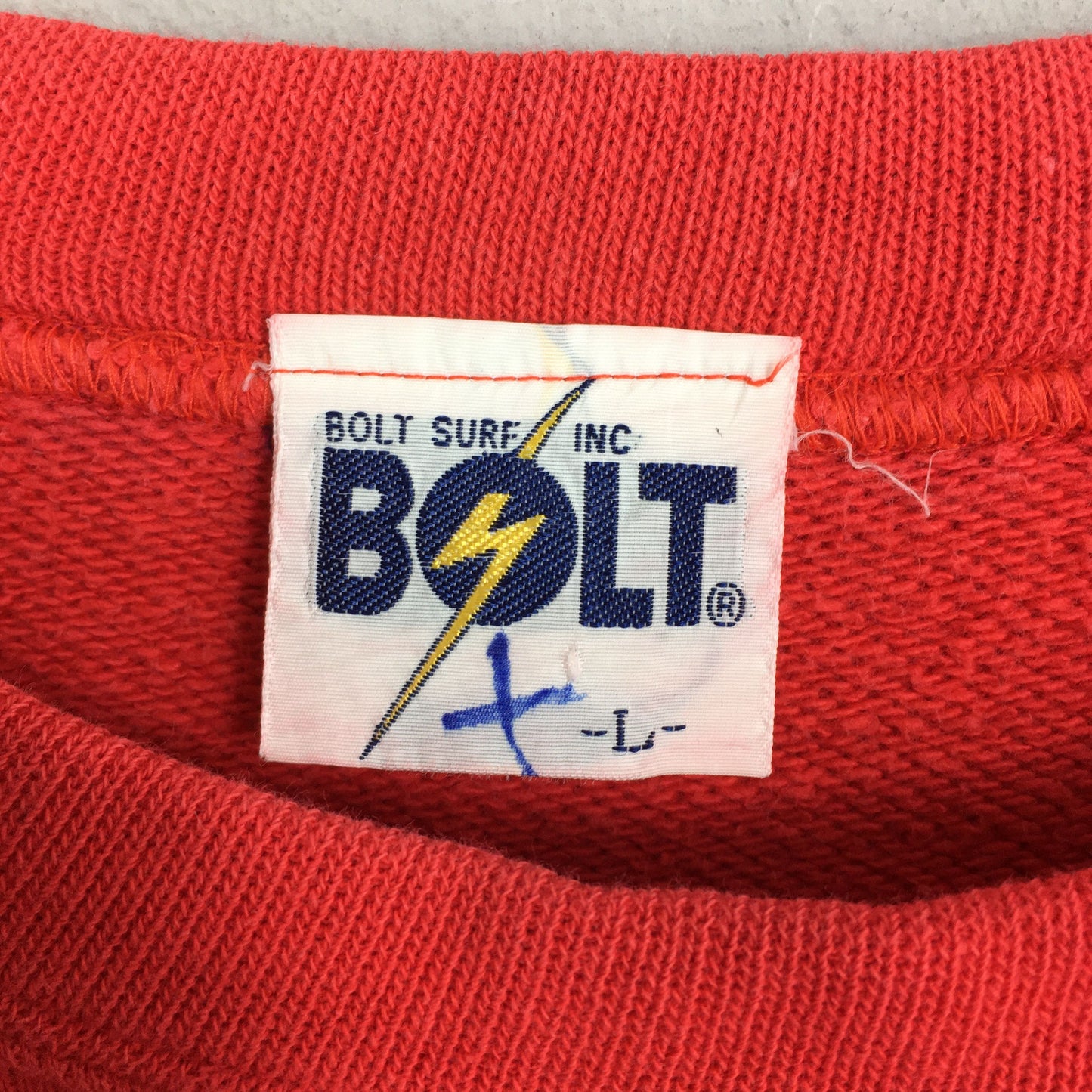 Lightning Bolt Red Sweater Large