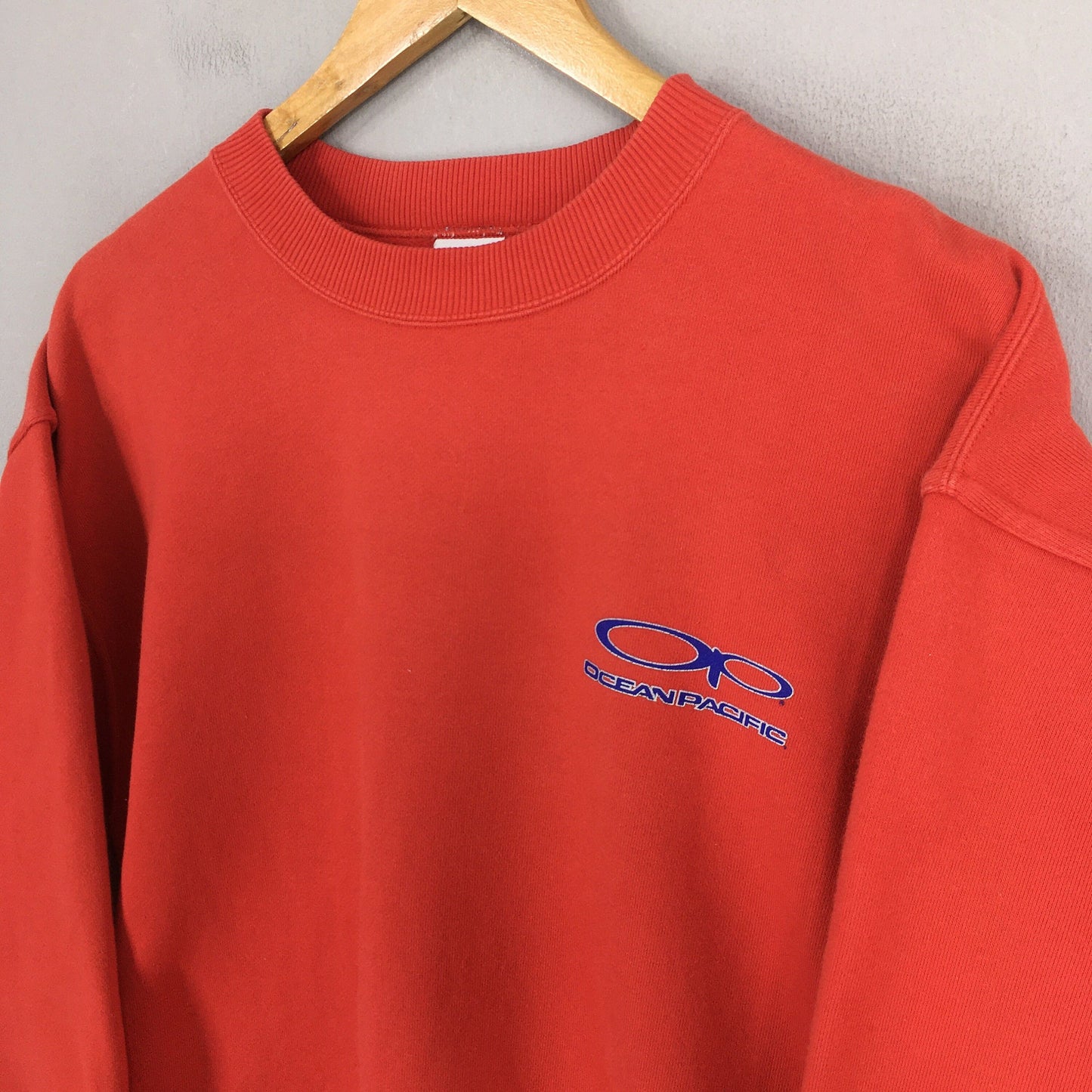 OP Ocean Pacific Surfing Red Sweatshirt Medium