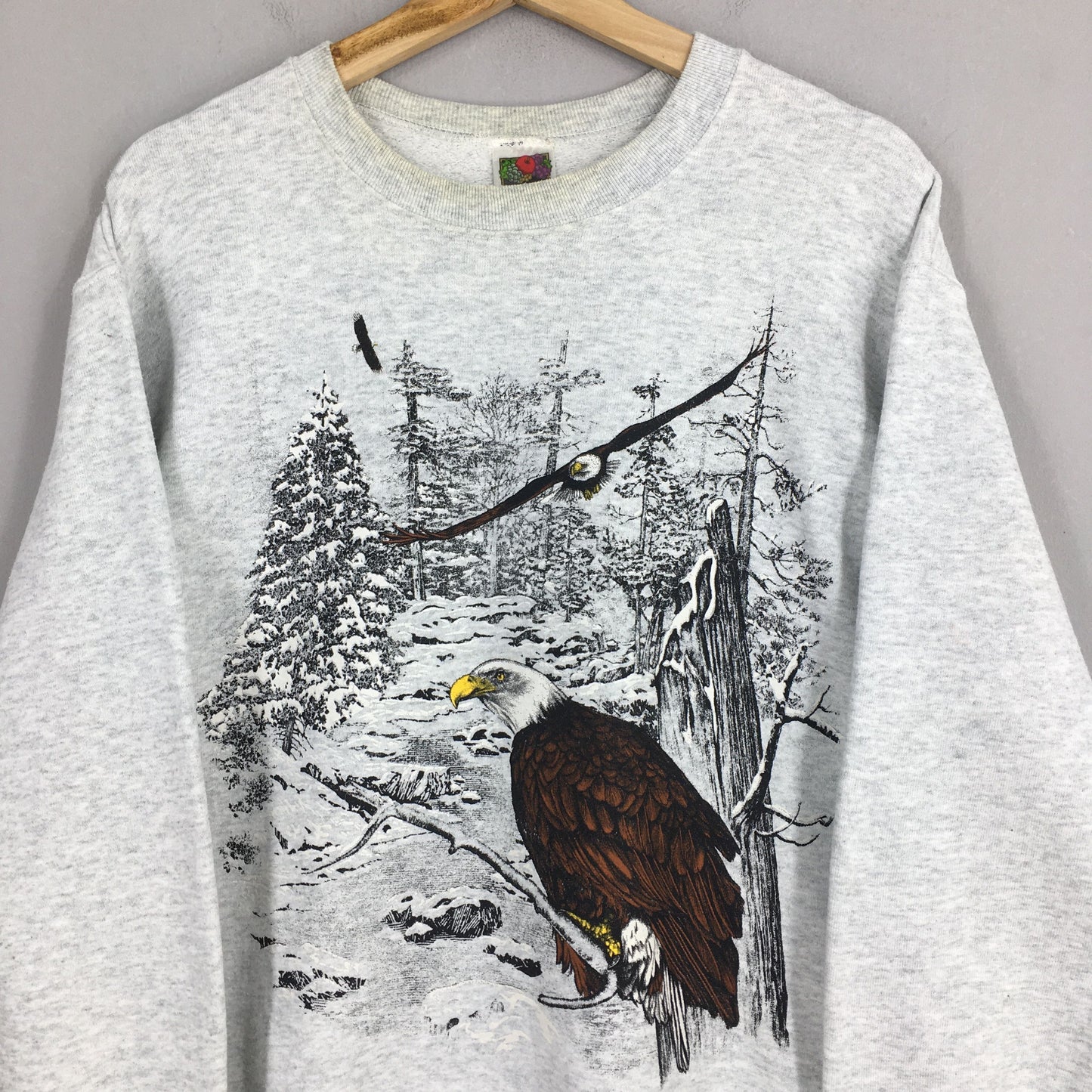 Bald Eagles Hawk Animal Fly Free Sweatshirt Medium