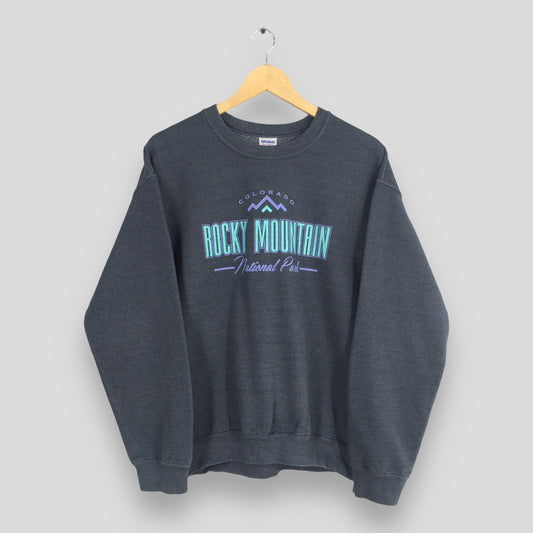 Rocky Mountains Colorado Sweatshirt Medium