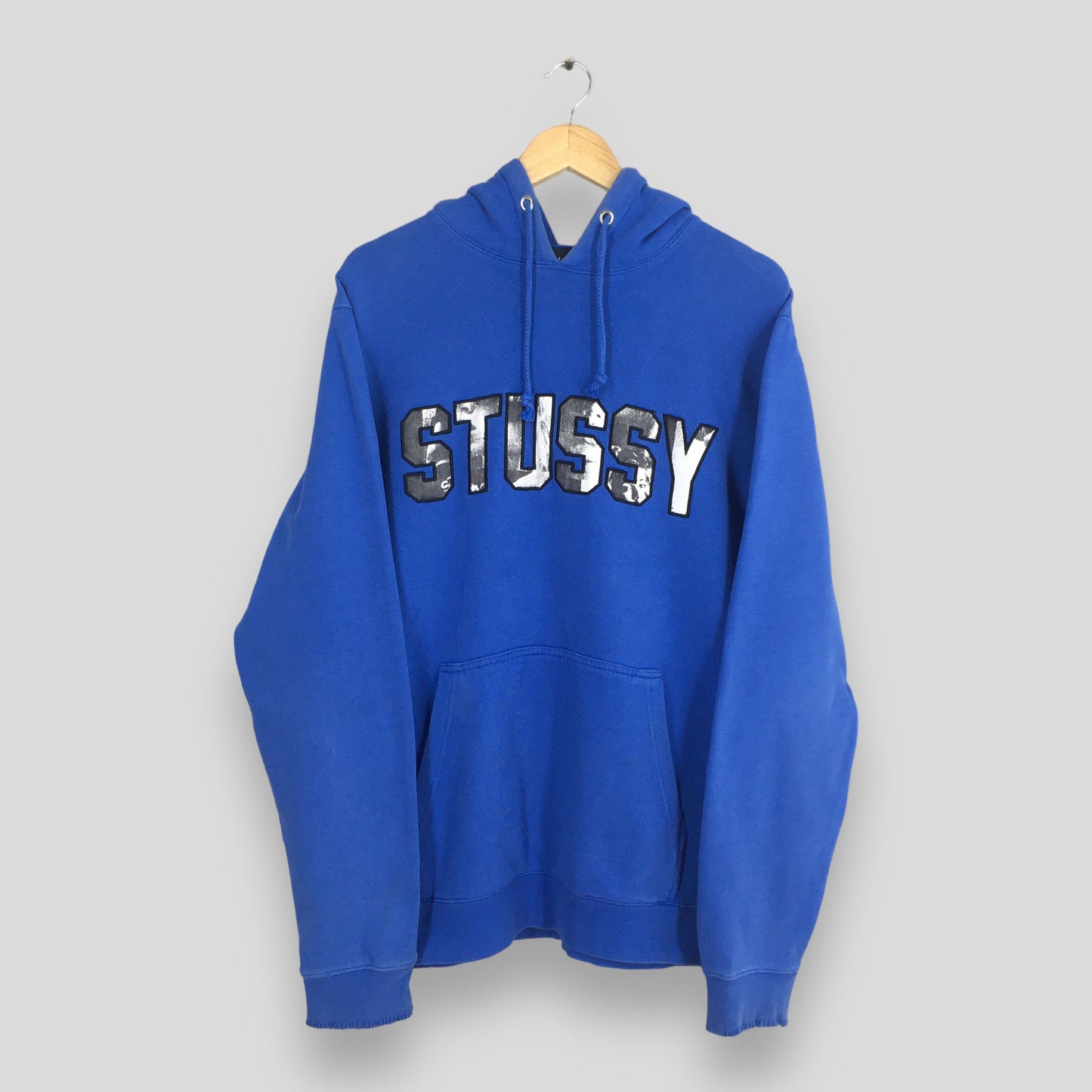 Stussy Logo Hoodie Sweatshirt Large