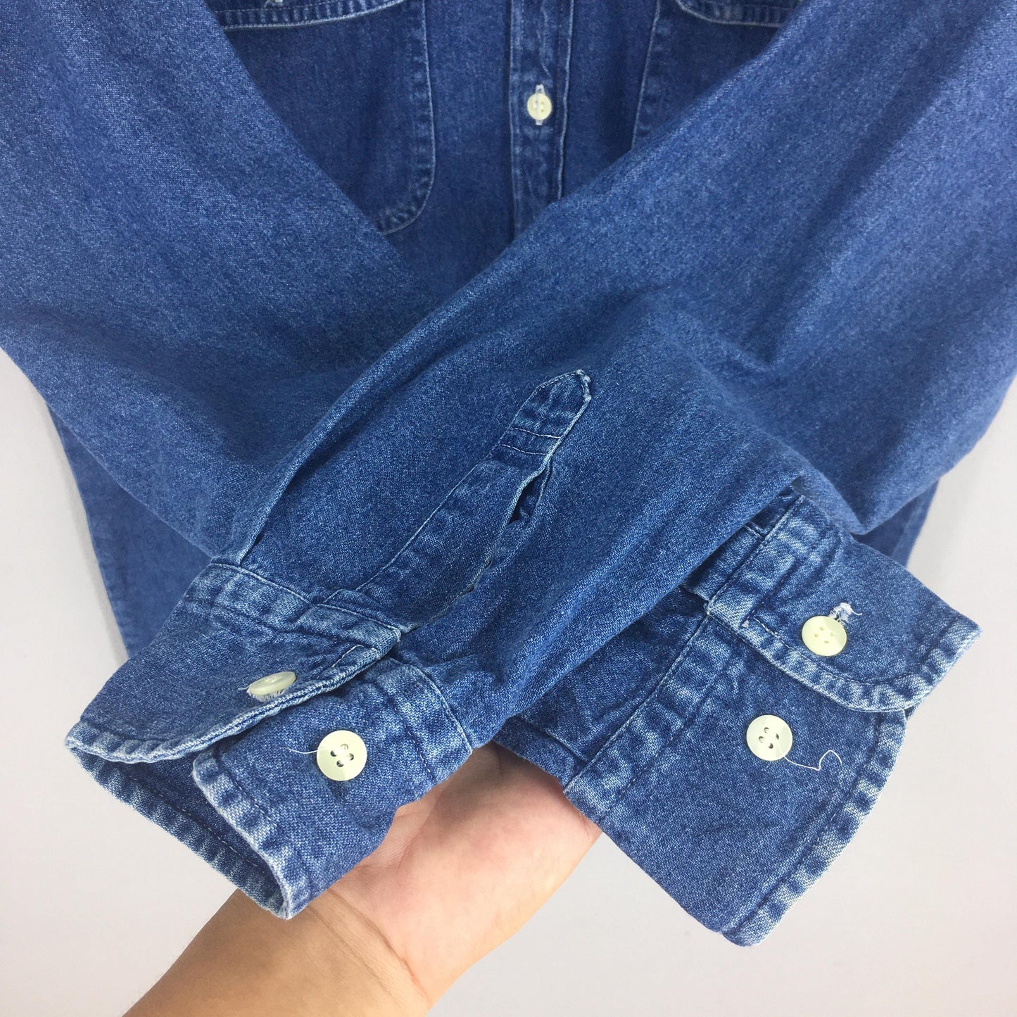 Kenzo Jeans Blue Shirt Medium