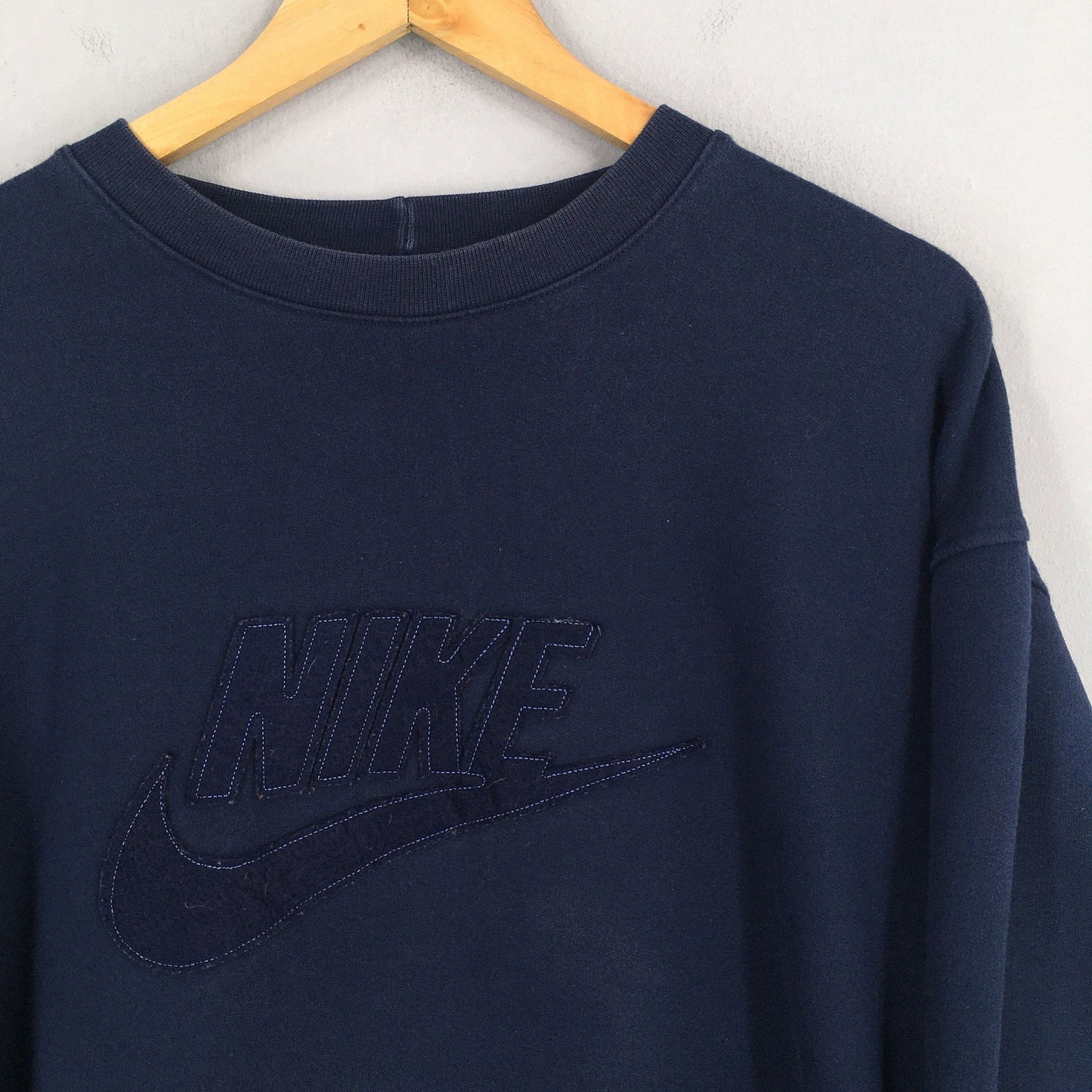 Nike Swoosh Blue Boxy Sweatshirt XXLarge