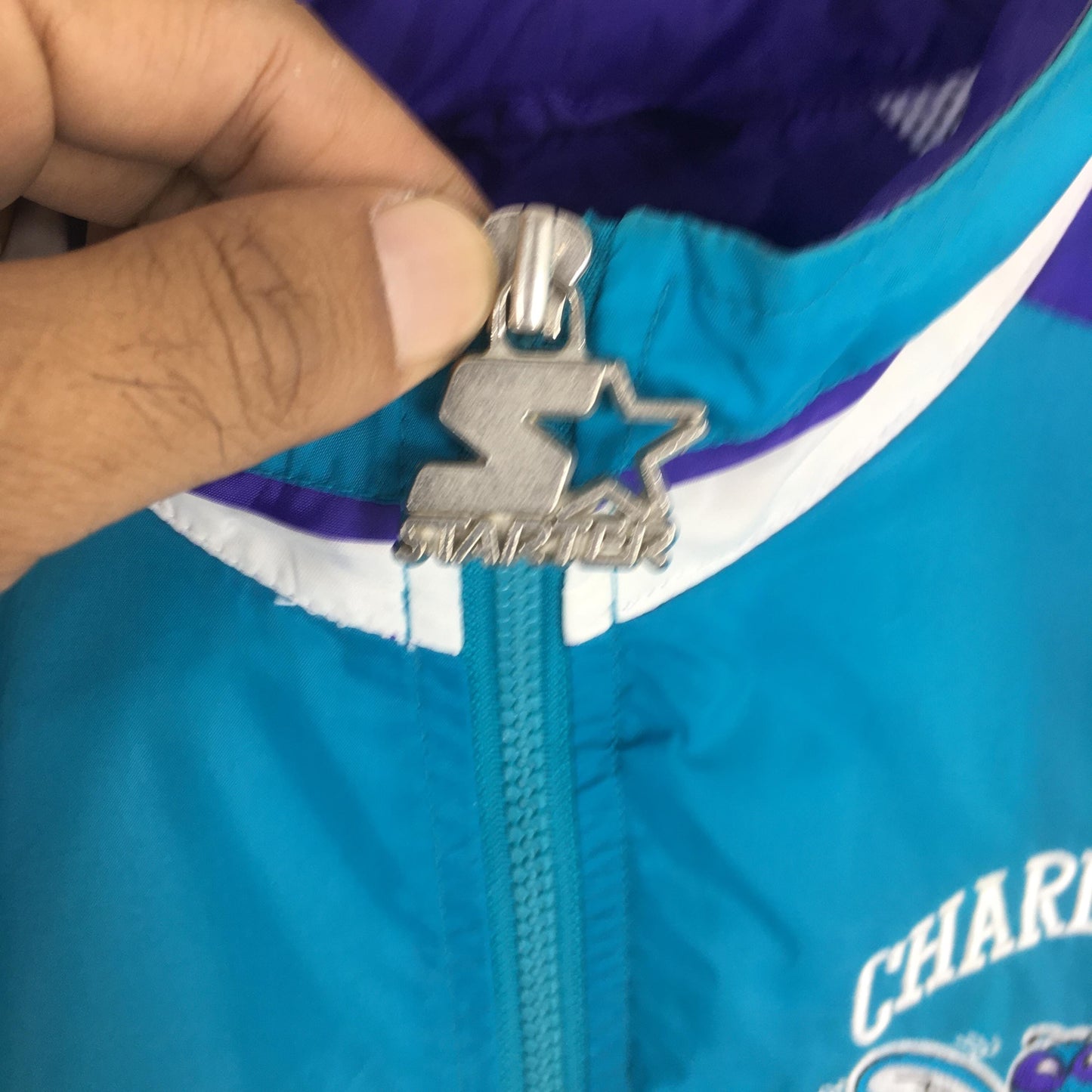 Charlotte Hornets Nba Basketball Jacket Medium