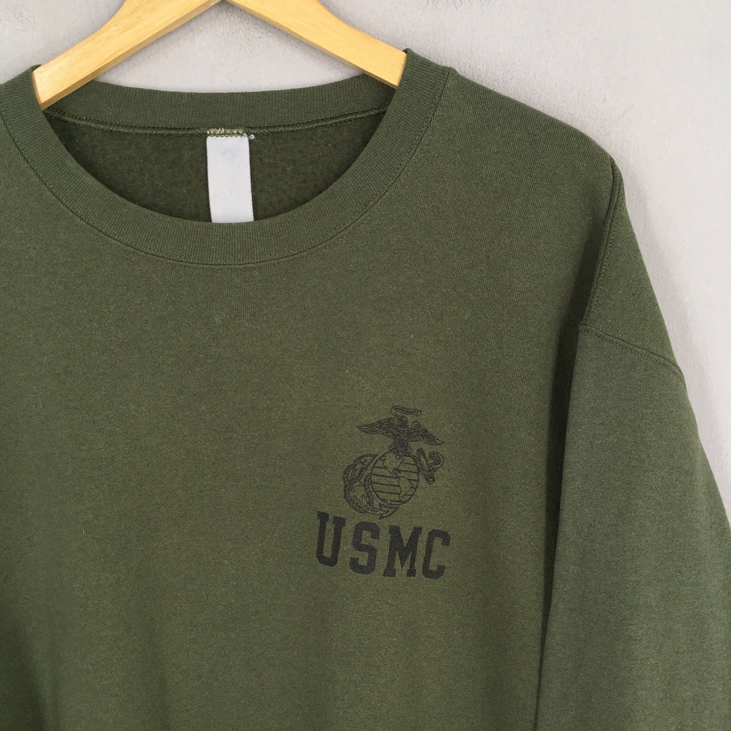 Usmc Marines Green Sweatshirt XLarge