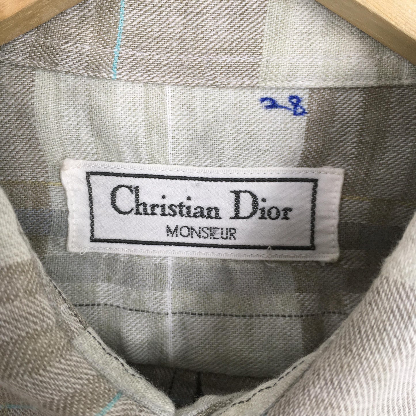 Christian Dior Tartan Checkered Shirt Medium