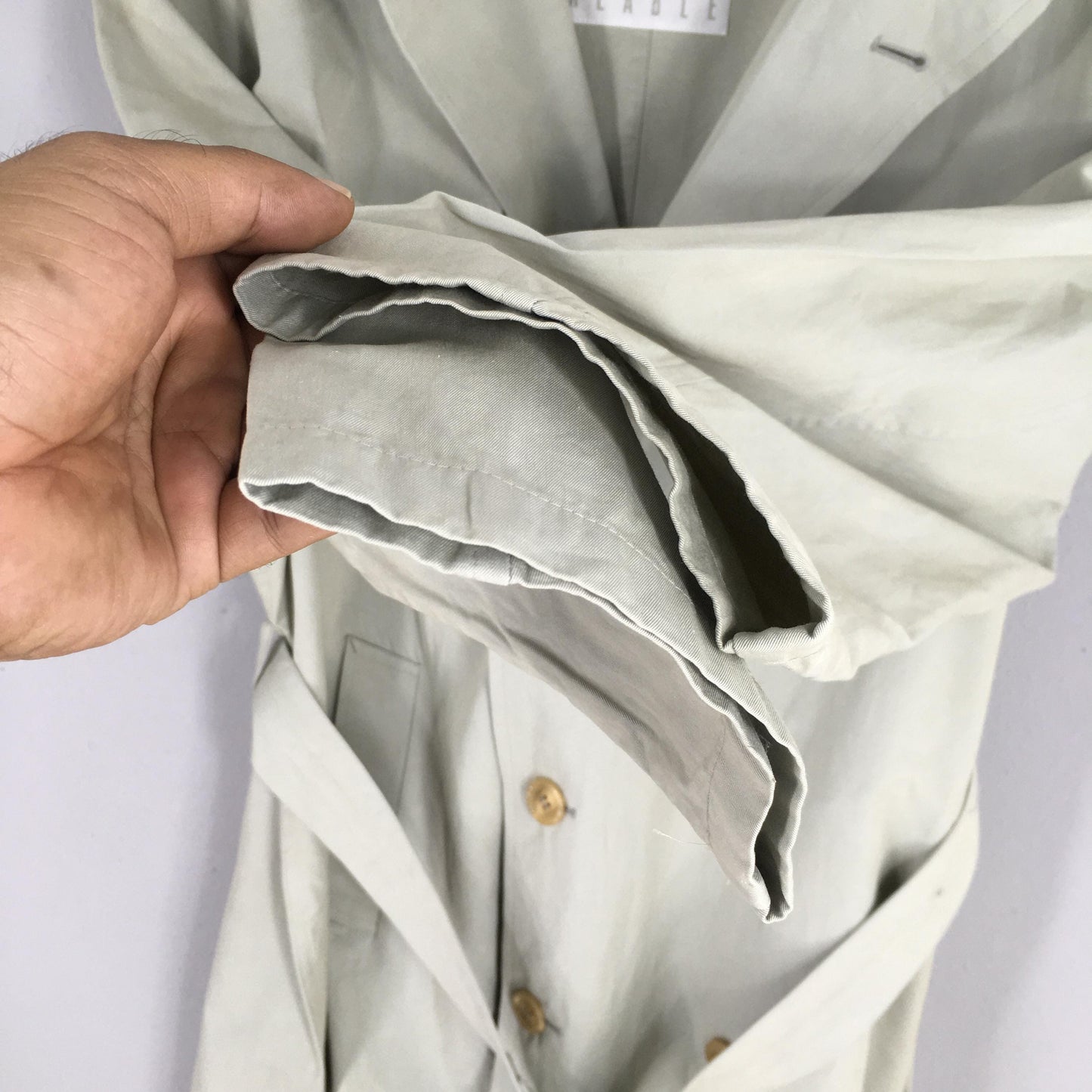 Yohji Yamamoto Impermeable Homme Trenchcoat Jacket Medium