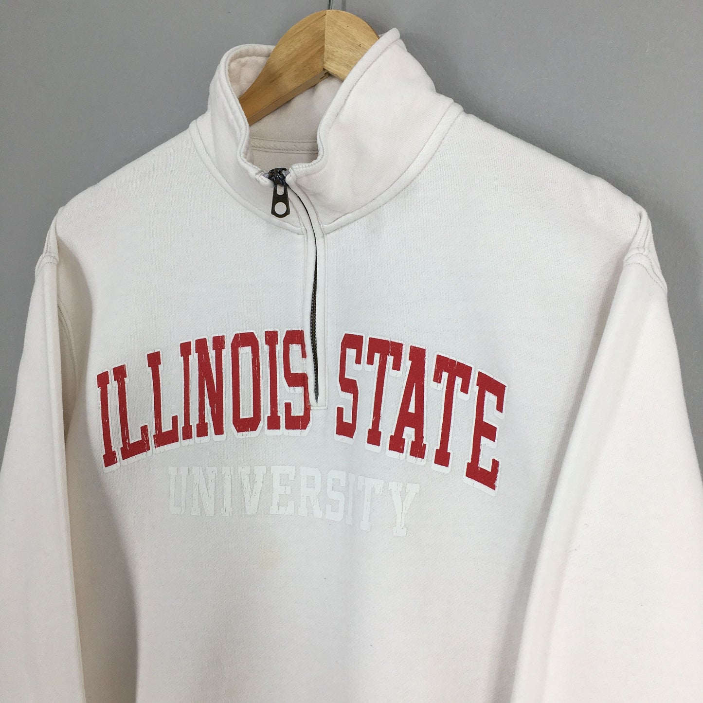 Illinois State University White Sweatshirt Medium