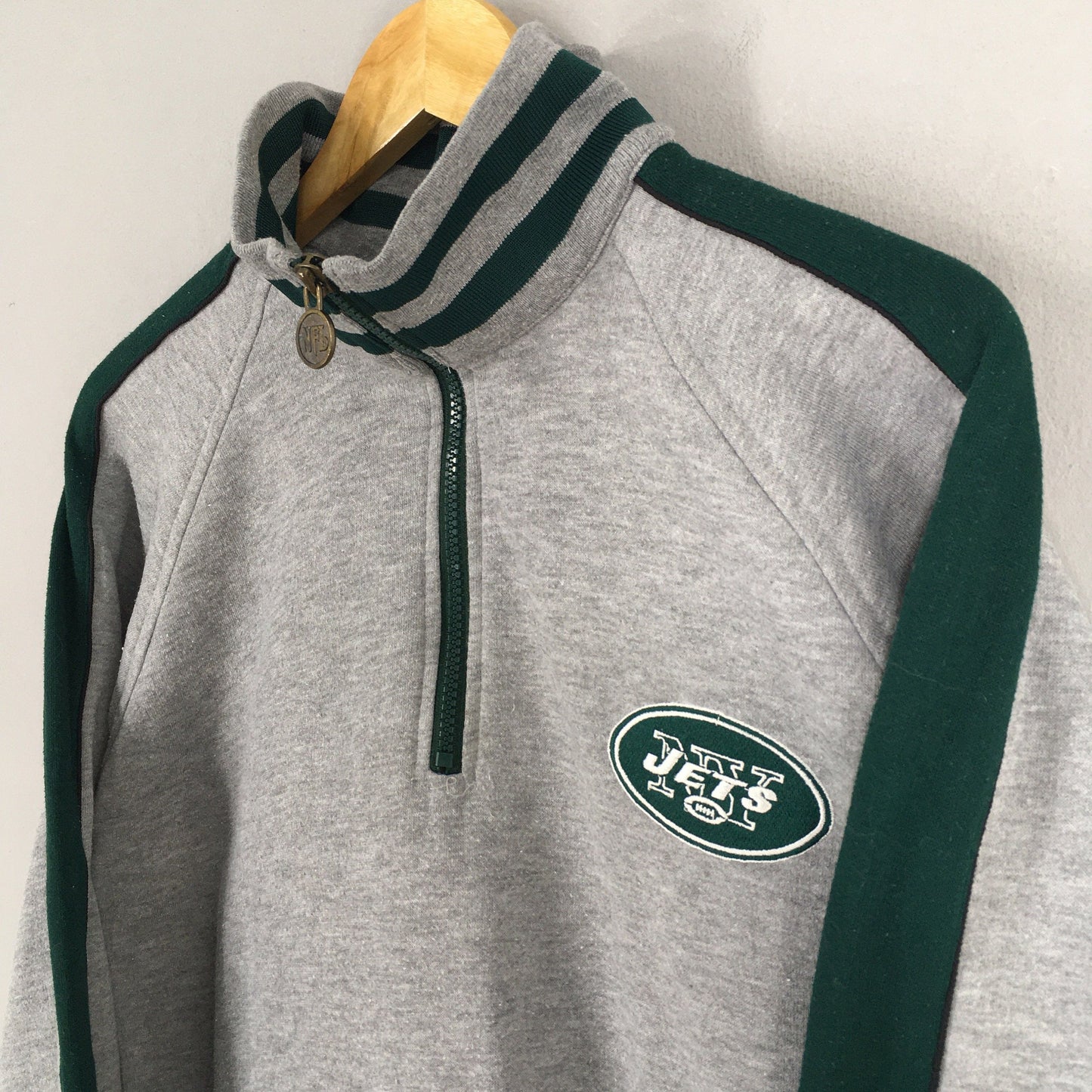 New York Jets NFL Rugby Sweatshirt Medium