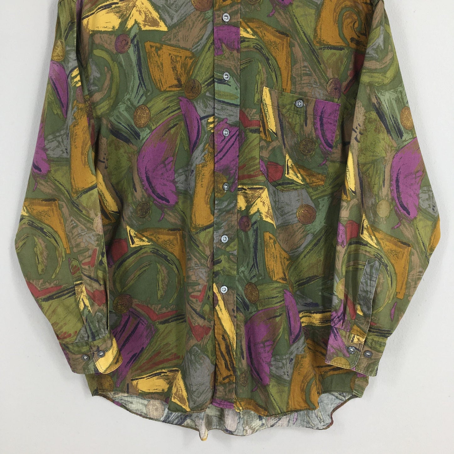 Modigliani Abstract Psychedelic Shirt Large