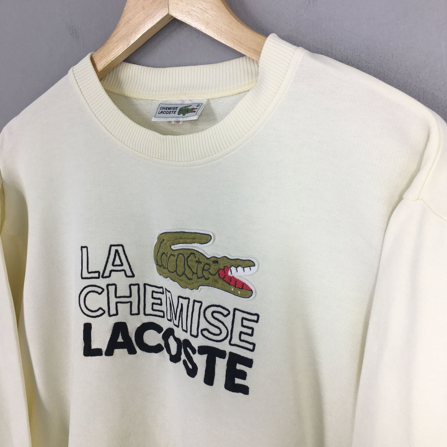 La Chemise Lacoste Yellow Sweatshirts Small