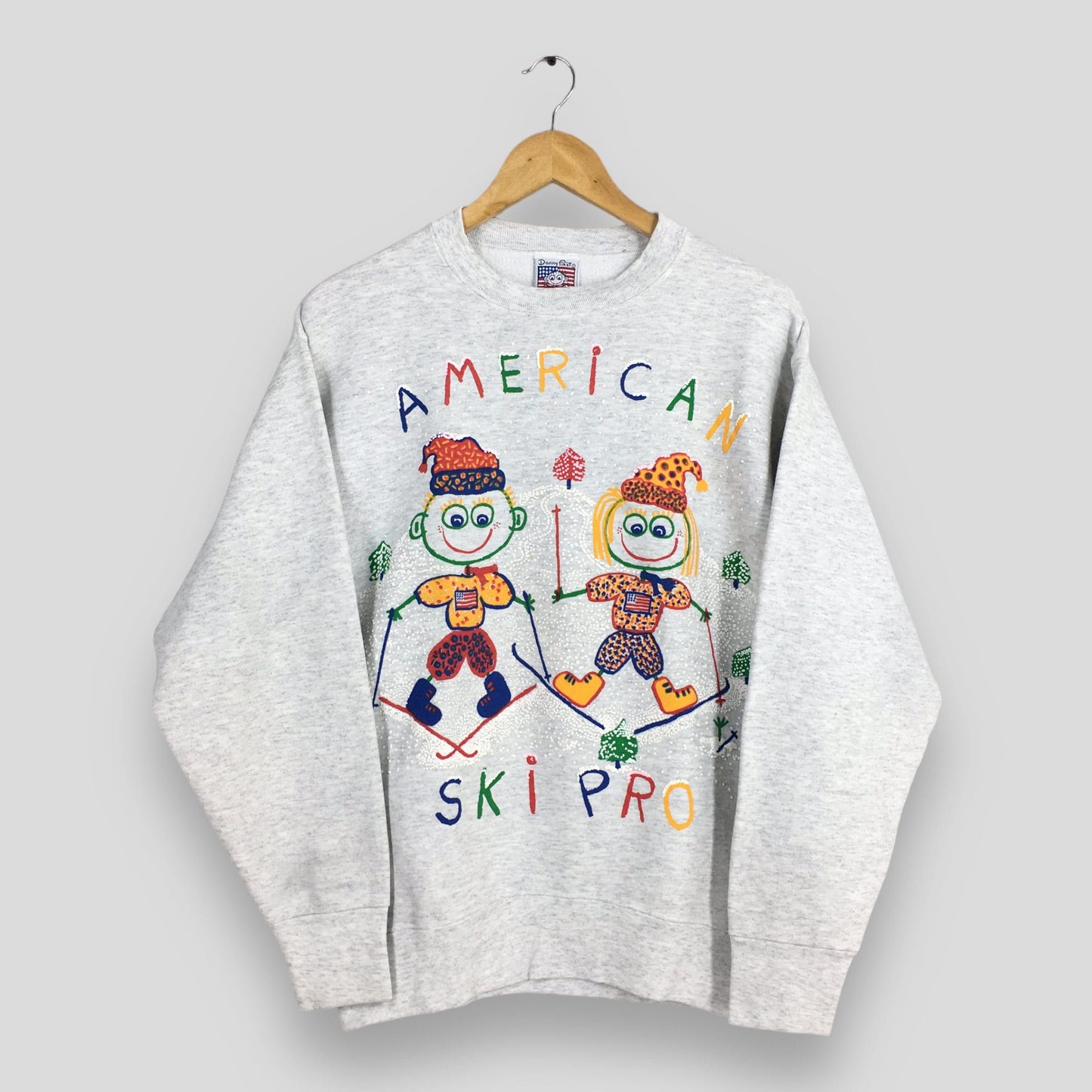 America Ski Pro Danny First Sweatshirt Medium