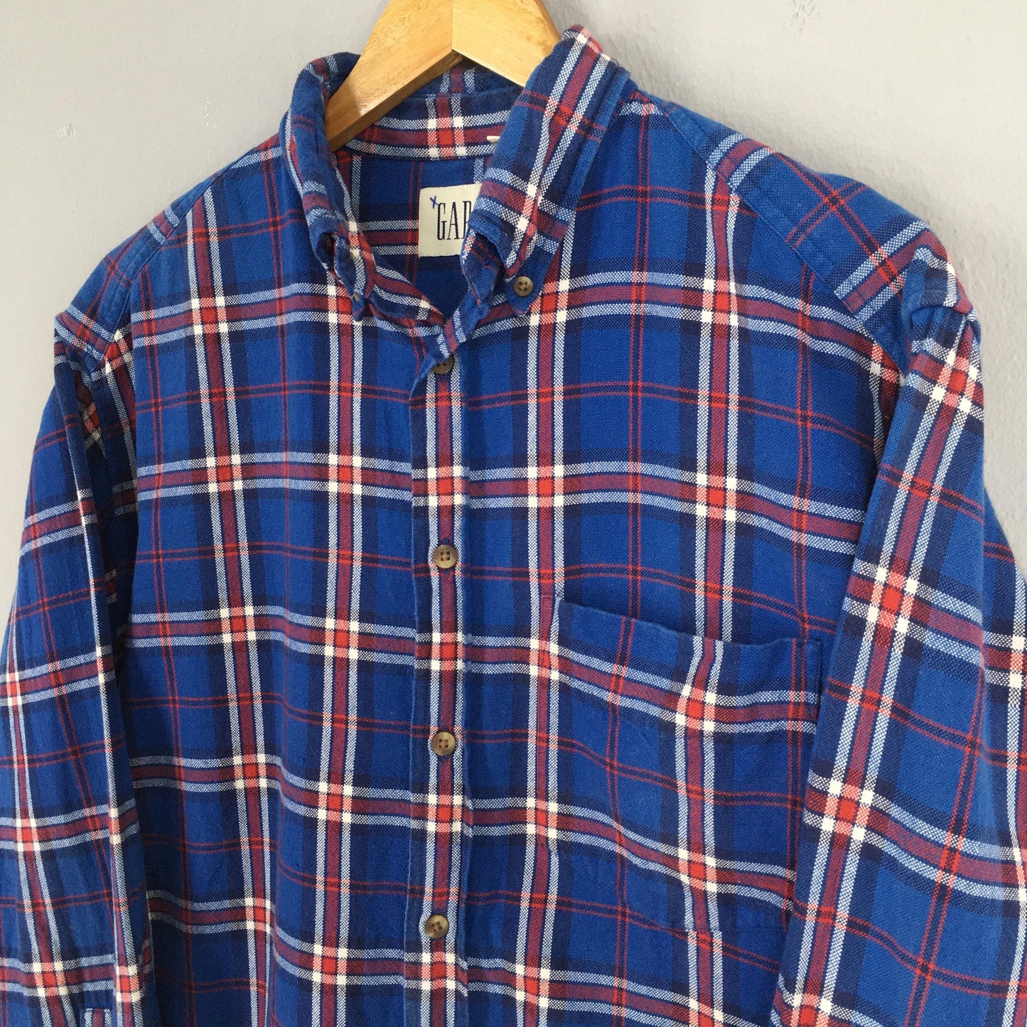 Gap Plaid Checkered Flannel Shirt Small