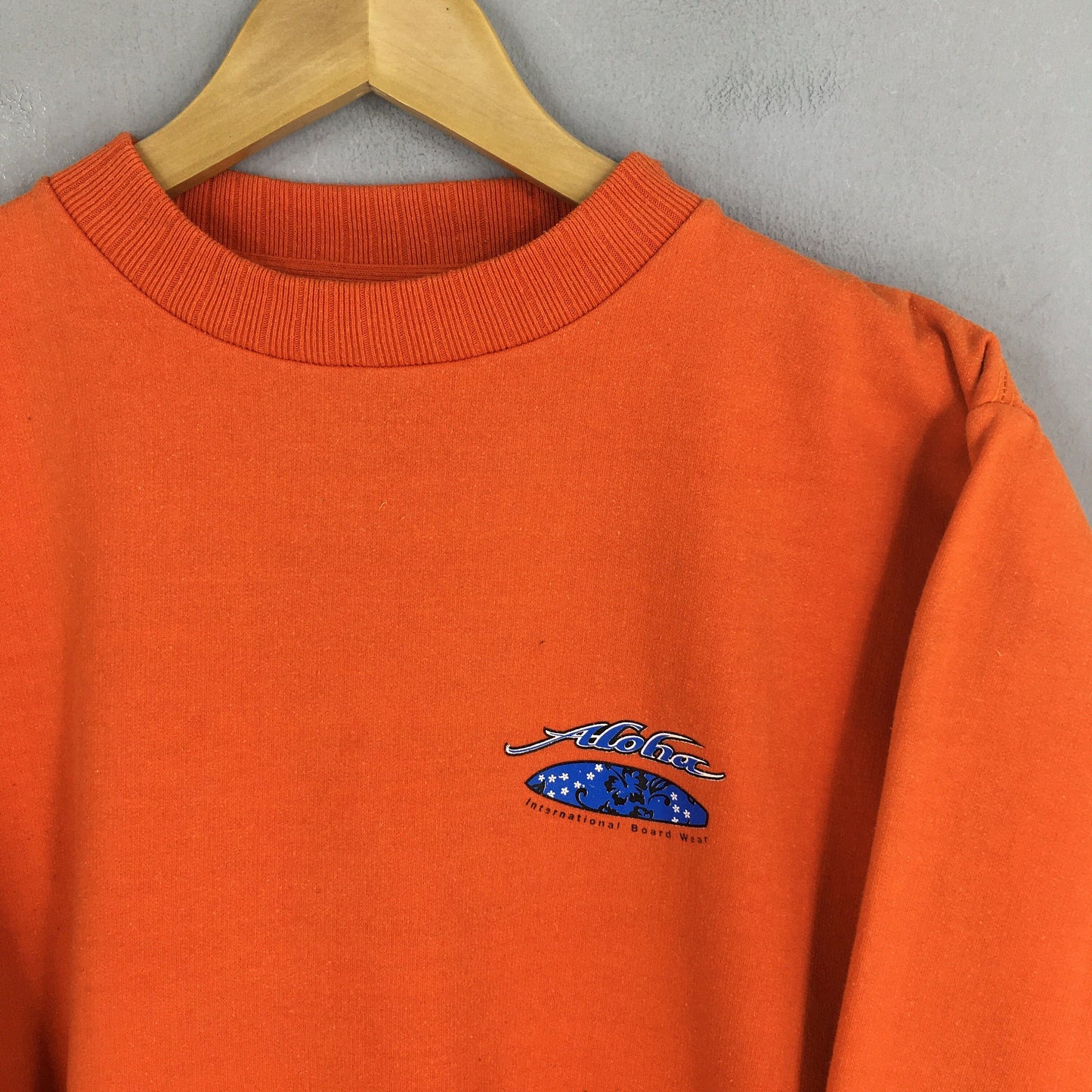 Aloha Australia Orange Sweatshirt Medium