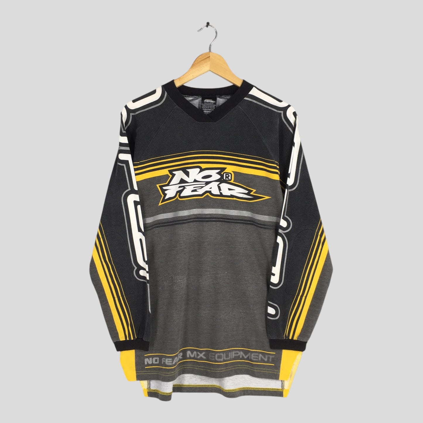 No Fear Racing Sport Team Multicolor Motocross Tshirt Medium