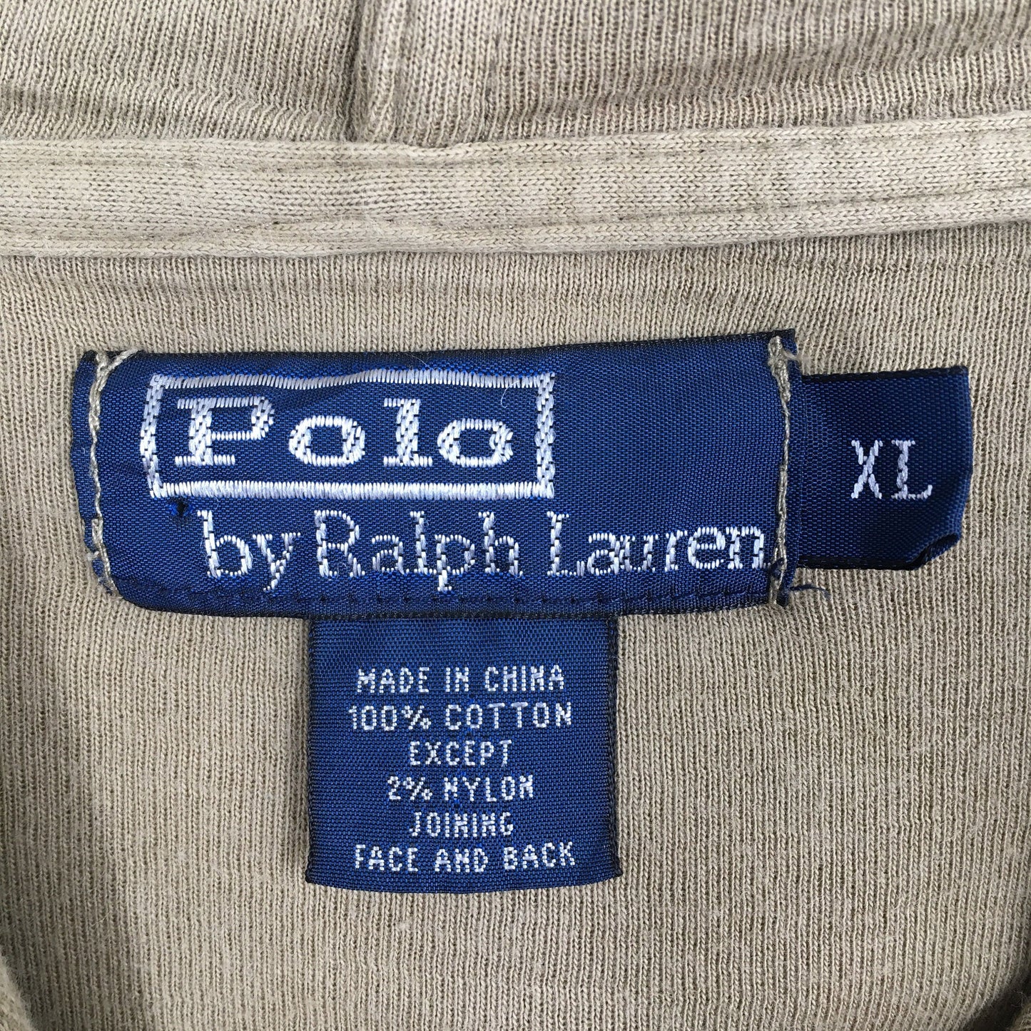 Polo Ralph Lauren Zipper Hoodie Sweatshirt XLarge