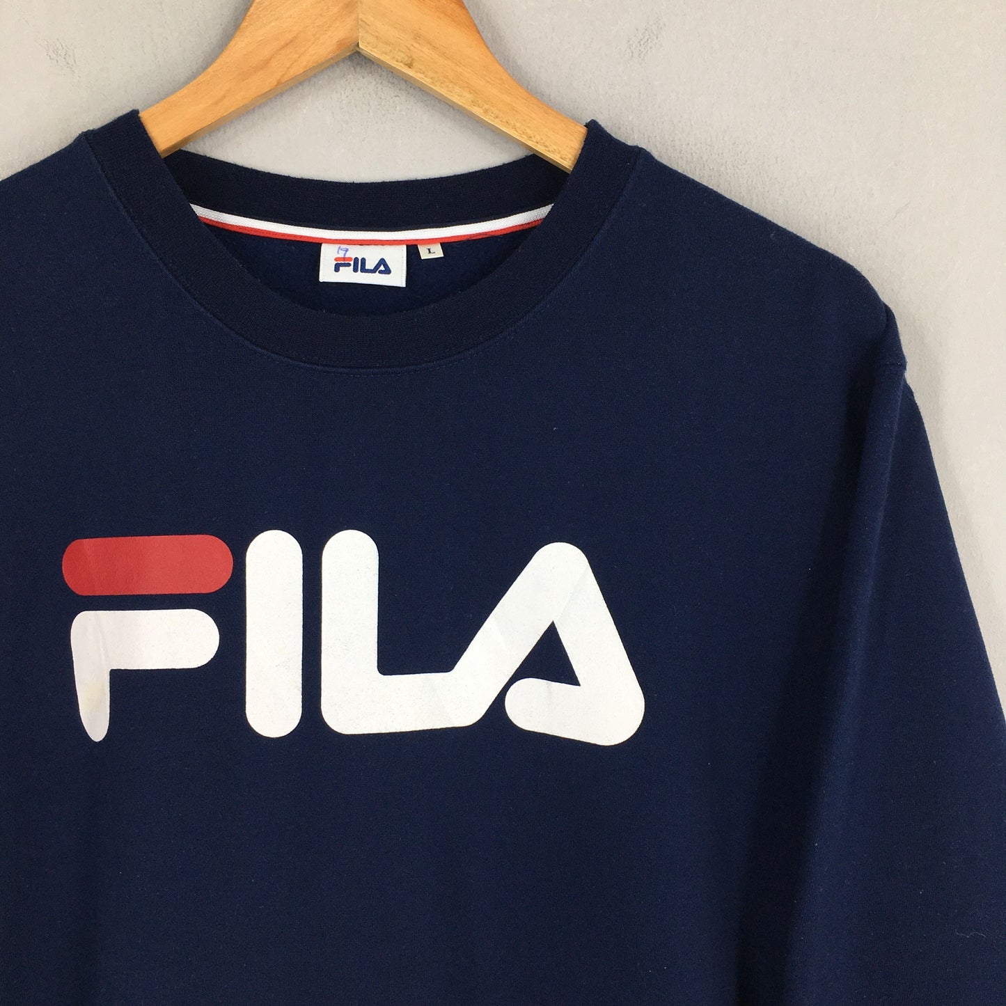 Fila Italia Blue Sweatshirt Large