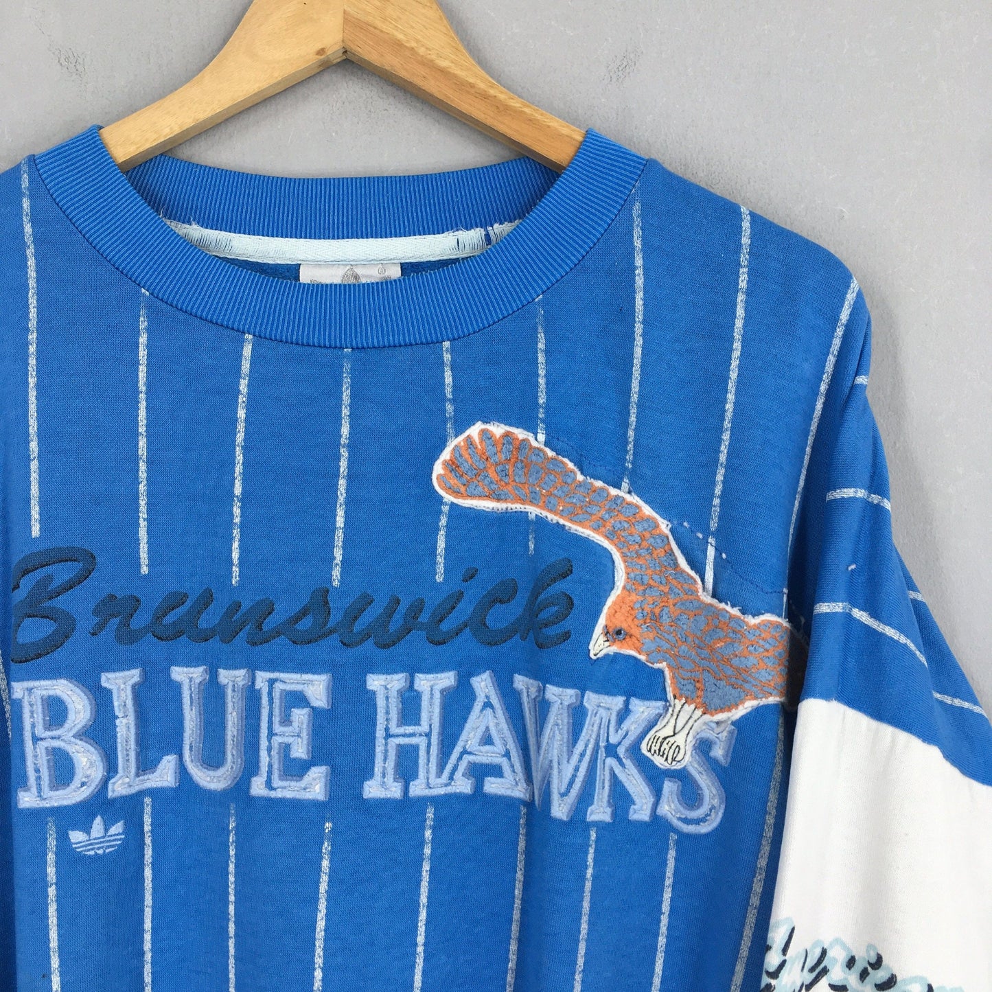 Brunswick Blue Hawks JR McHawklin Baseball XXL