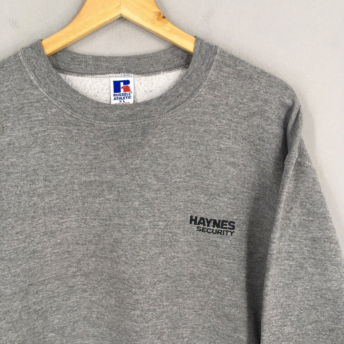 Russell Athletic Gray Plain Sweatshirt XL