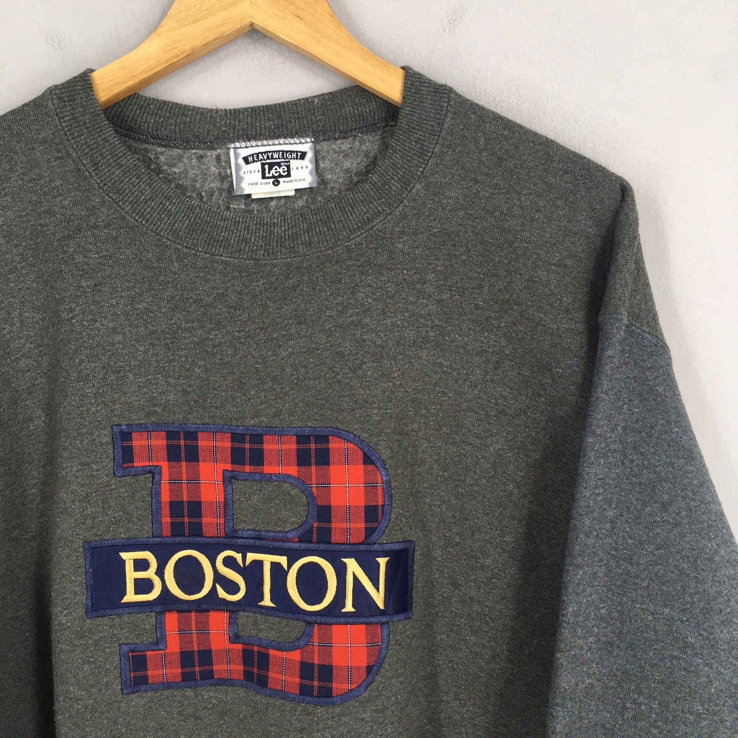 Boston State Gray Sweatshirt Large