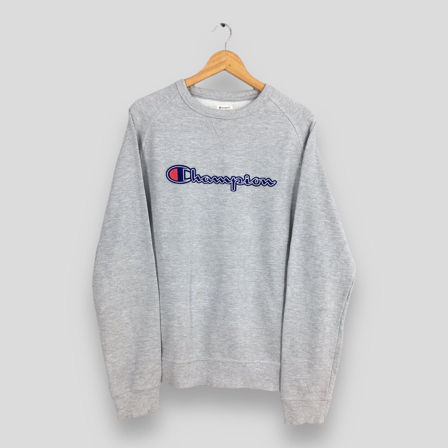 Champion College Gray Sweatshirt Large