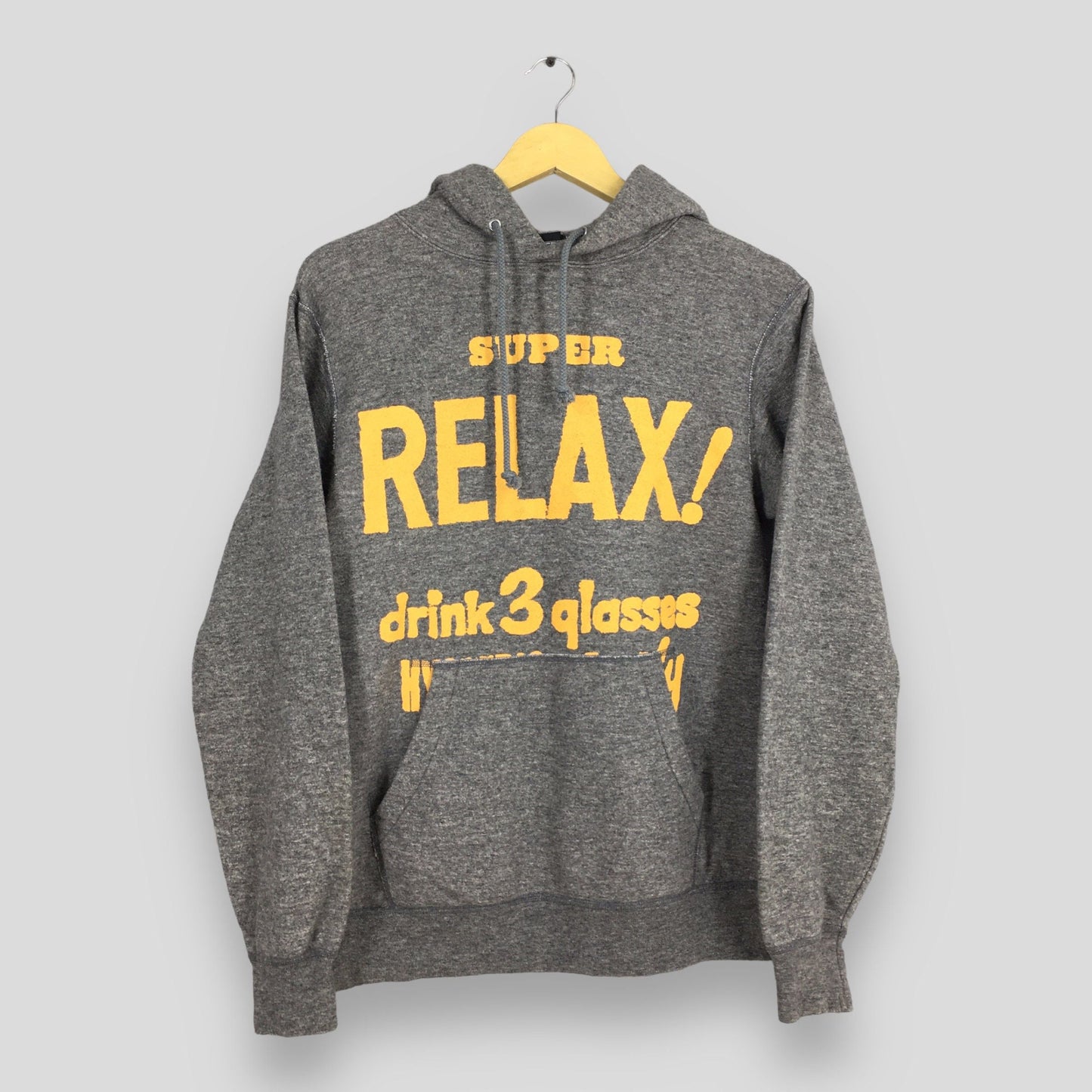 Hysteric Glamour Relax Drink 3 Glasses Wool Hoodie S