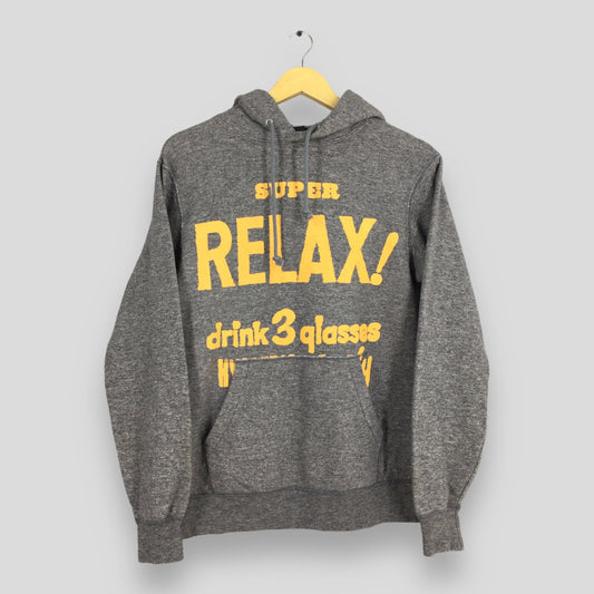 Hysteric Glamour Relax Drink 3 Glasses Wool Hoodie S