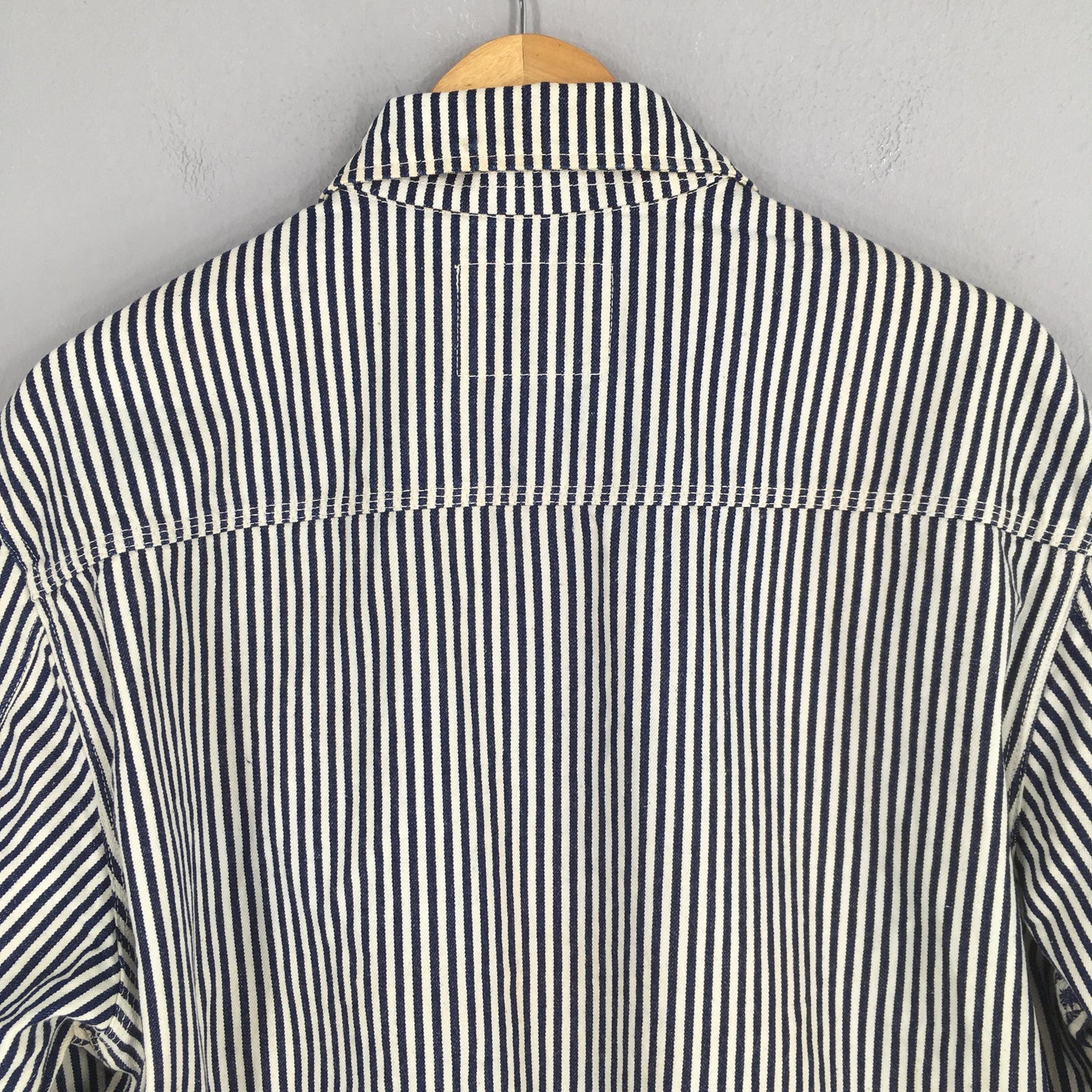 Sugar Cane Hickory Stripes Jelt Denim Jacket Medium