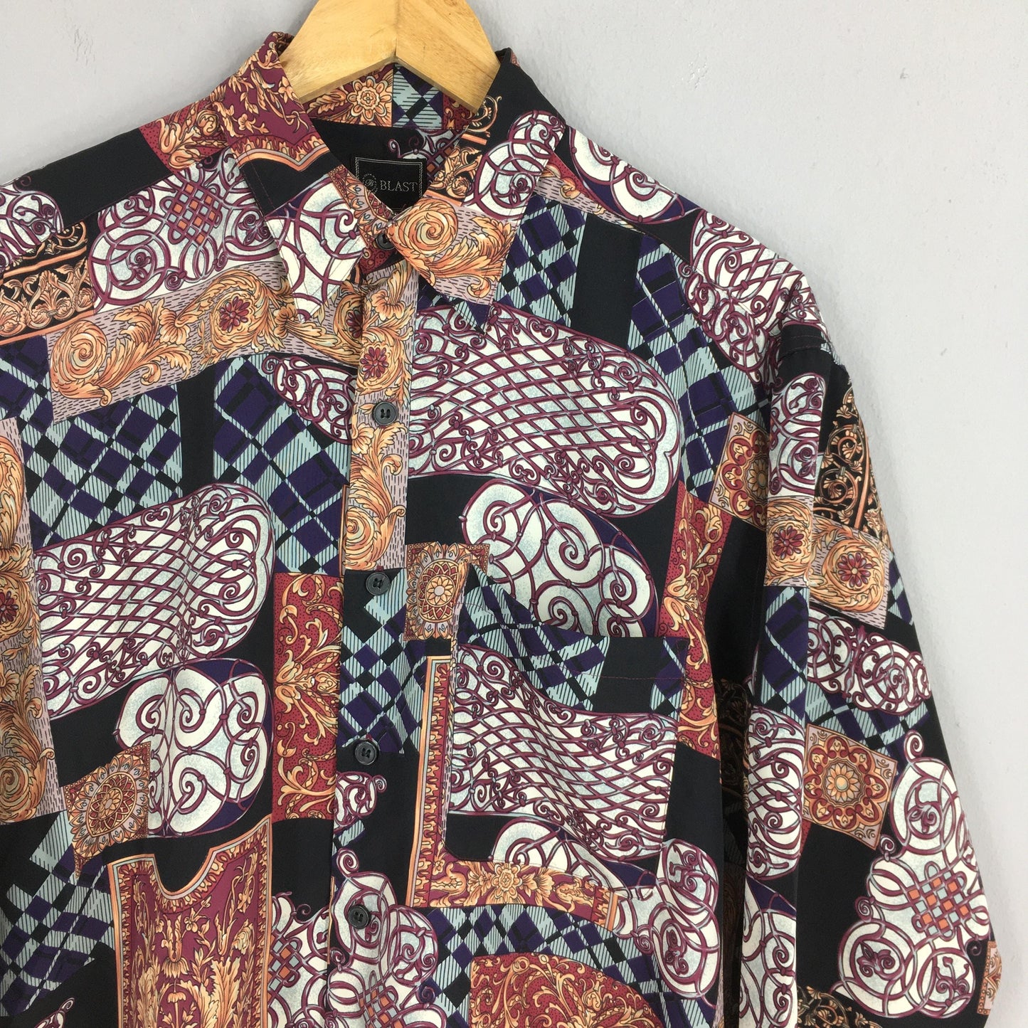 Psychedelic Pattern Art Shirt Medium