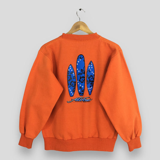 Aloha Australia Orange Sweatshirt Medium