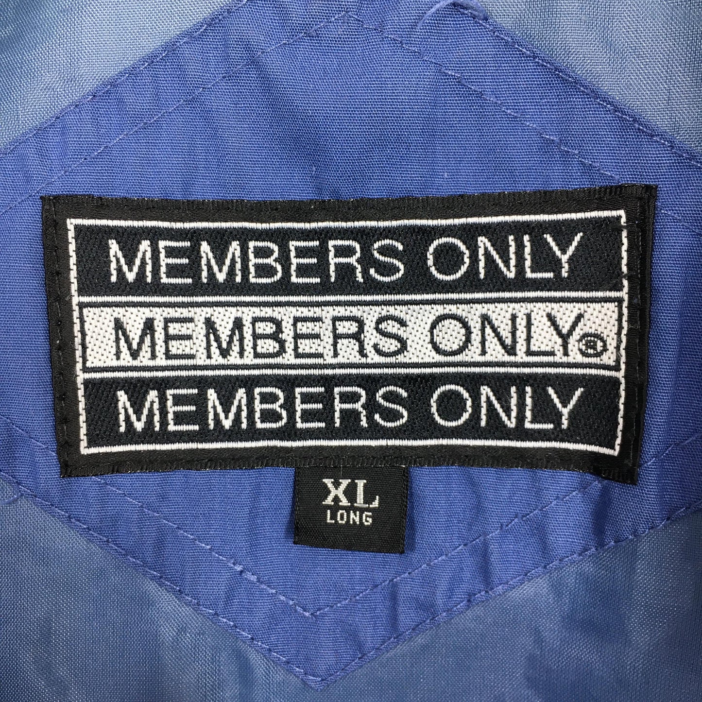 Members Only Harrington Blue Jacket XLarge