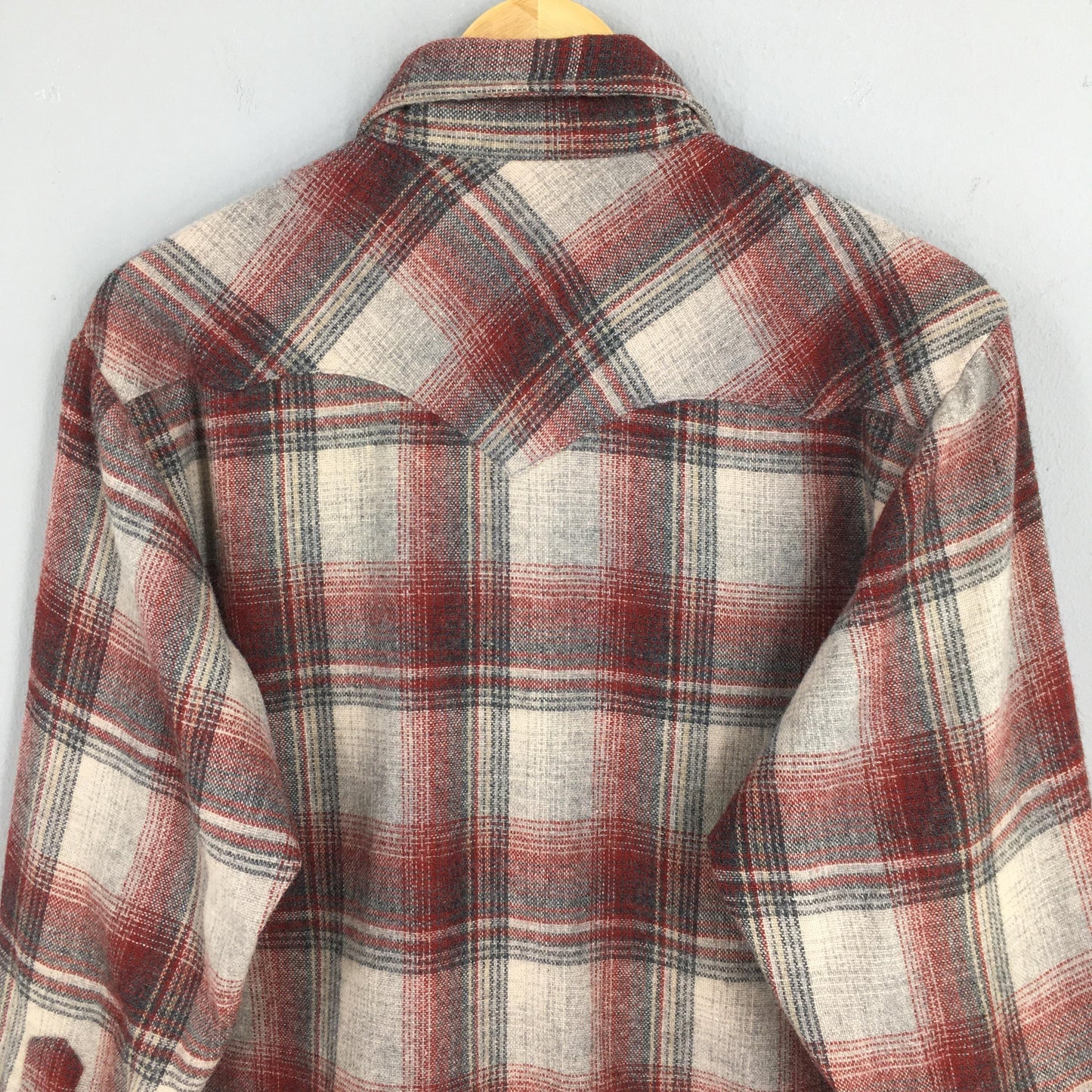 Miller Plaid Shadow Tartan Checkered Shirt Large