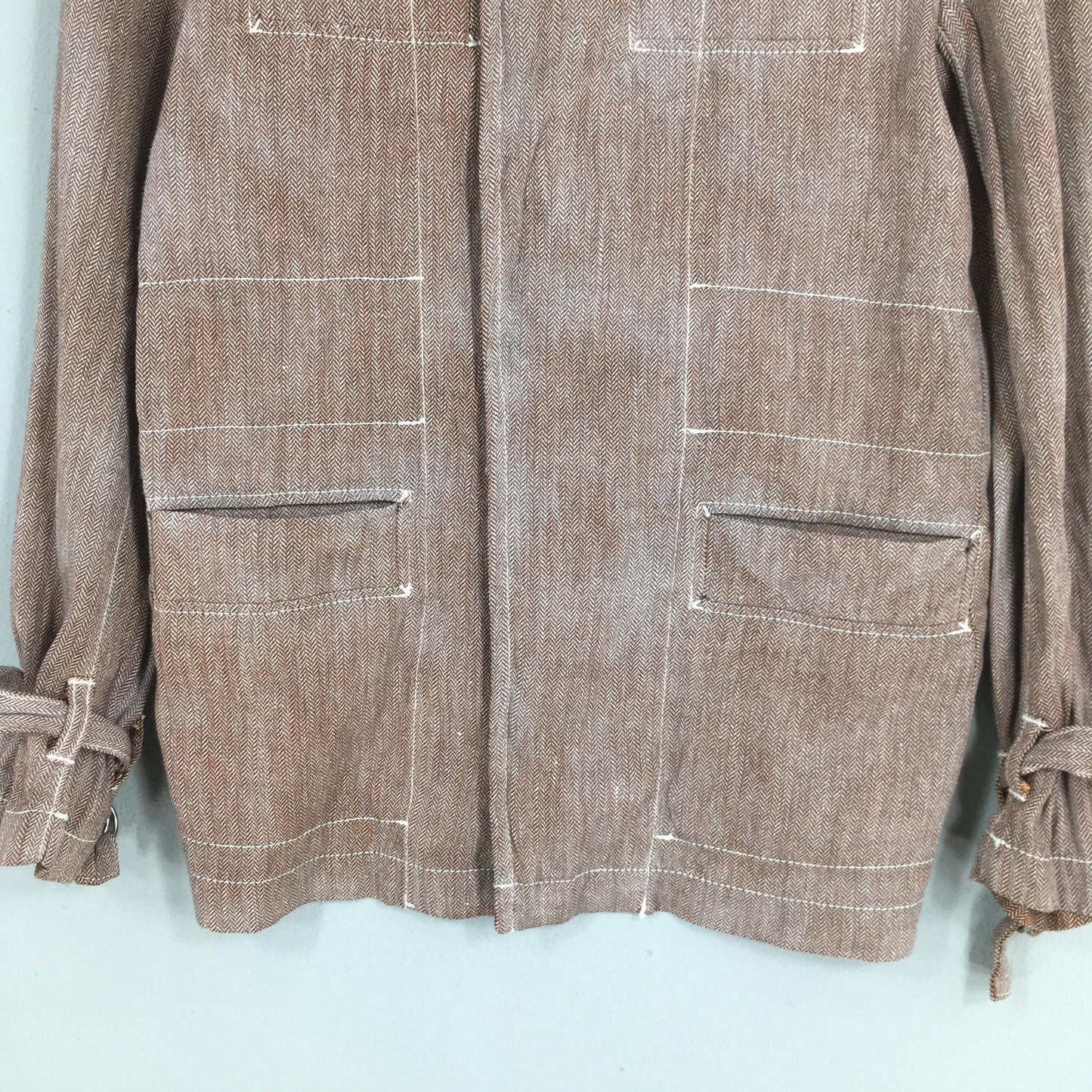 Worker Denim Herringbone Field Jacket Small